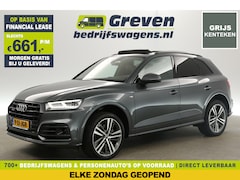 Audi Q5 - 2.0 TDI 190PK S-line Quattro Grijs Kenteken | VAN | 191PK Automaat Pano Clima Carplay Bang