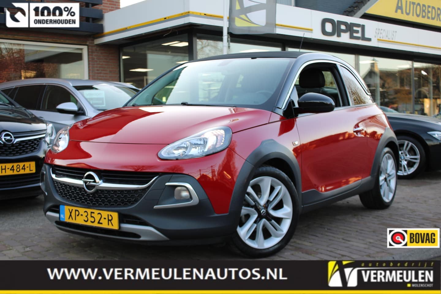 Opel ADAM - 1.0 Turbo 90PK ROCKS BlitZ + 17"/ Navi/ Cruise/ Clima/ Winterpakket/ CarPlay/ NL auto - AutoWereld.nl