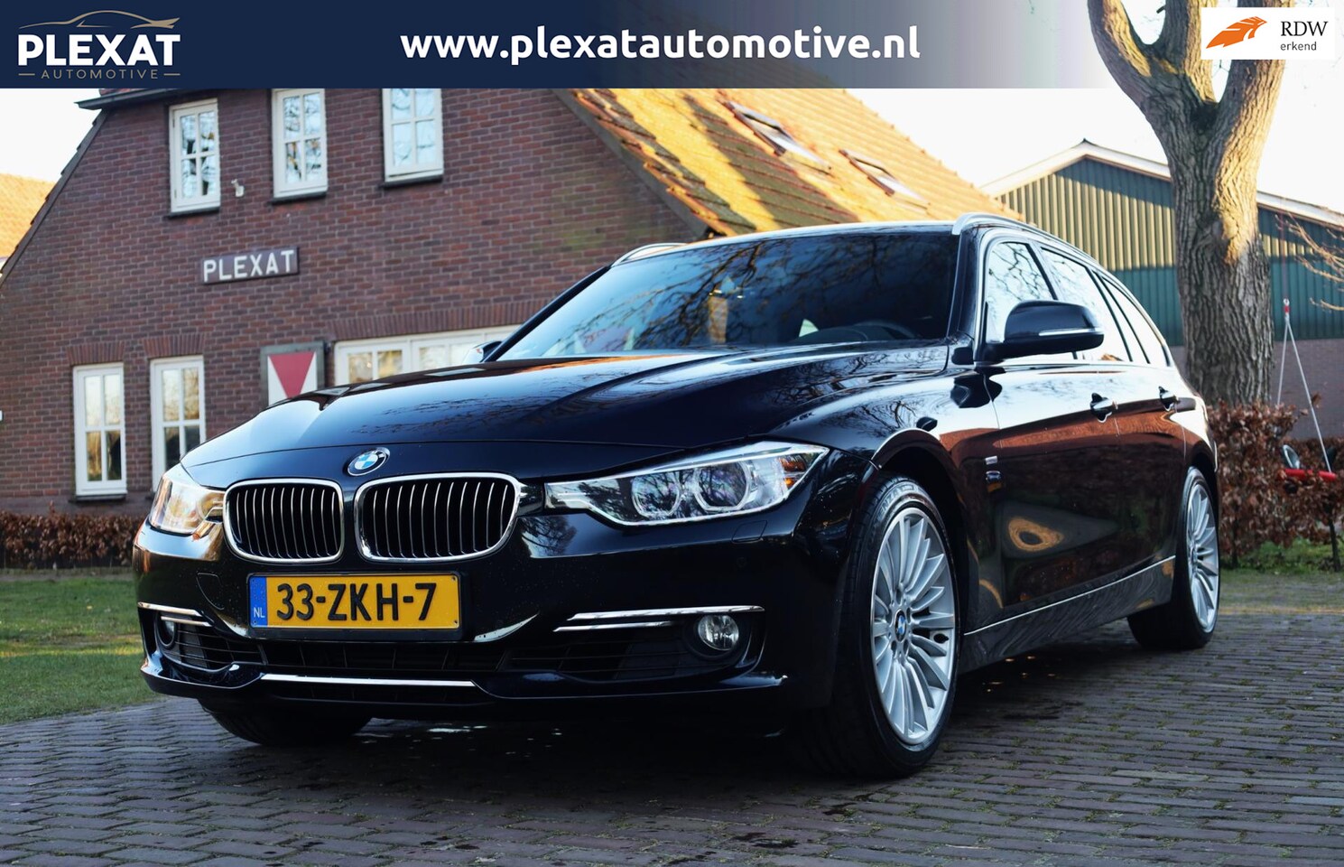 BMW 3-serie Touring - 328i High Executive | Sportstoelen | Stoelverwarming | Cruise-control | Schakelflippers | - AutoWereld.nl