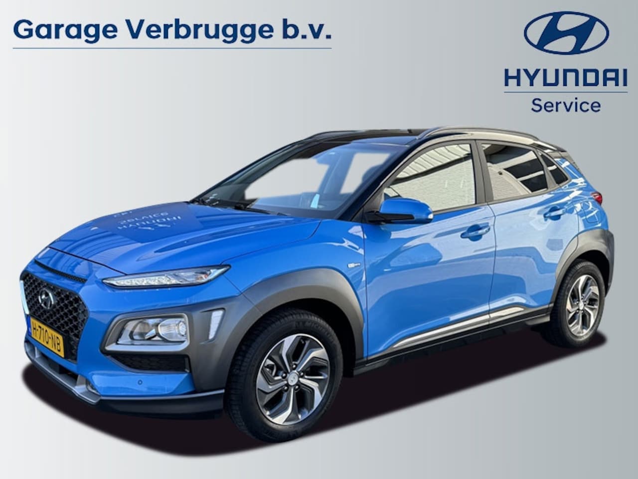 Hyundai Kona - 1.6 GDI HEV Fashion | Trekhaak afn. 1300kg! | Navigatie | Achter - AutoWereld.nl