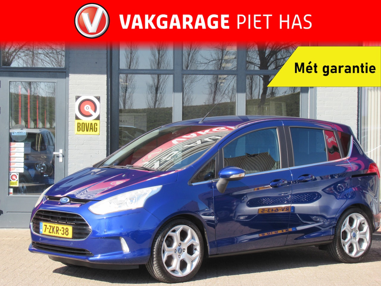 Ford B-Max - 1.0 EcoBoost Titanium | Clima-Airco | Navigatie | Parkeersensoren | Incl. Garantie | Bluet - AutoWereld.nl