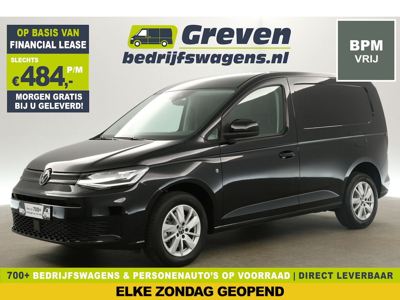 Volkswagen Caddy Cargo - 2.0 TDI Style L1H1 | BPM VRIJ | NIEUW | 123PK DSG Automaat Airco Cruise Carplay LED Navi V - AutoWereld.nl