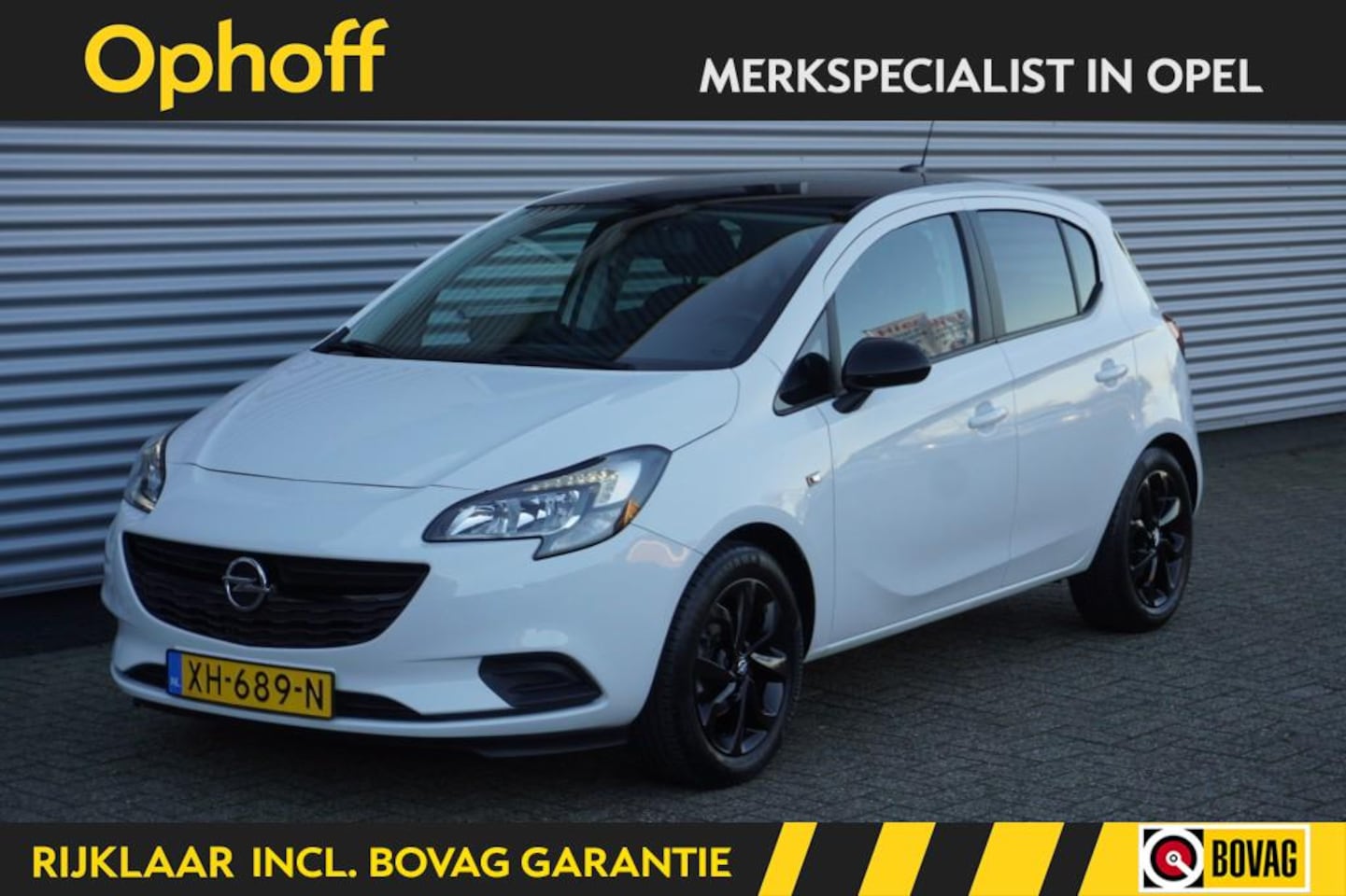 Opel Corsa - 1.4 Black Edition / Zwart dak / Parkeersensoren / Navi / DAB+ - AutoWereld.nl