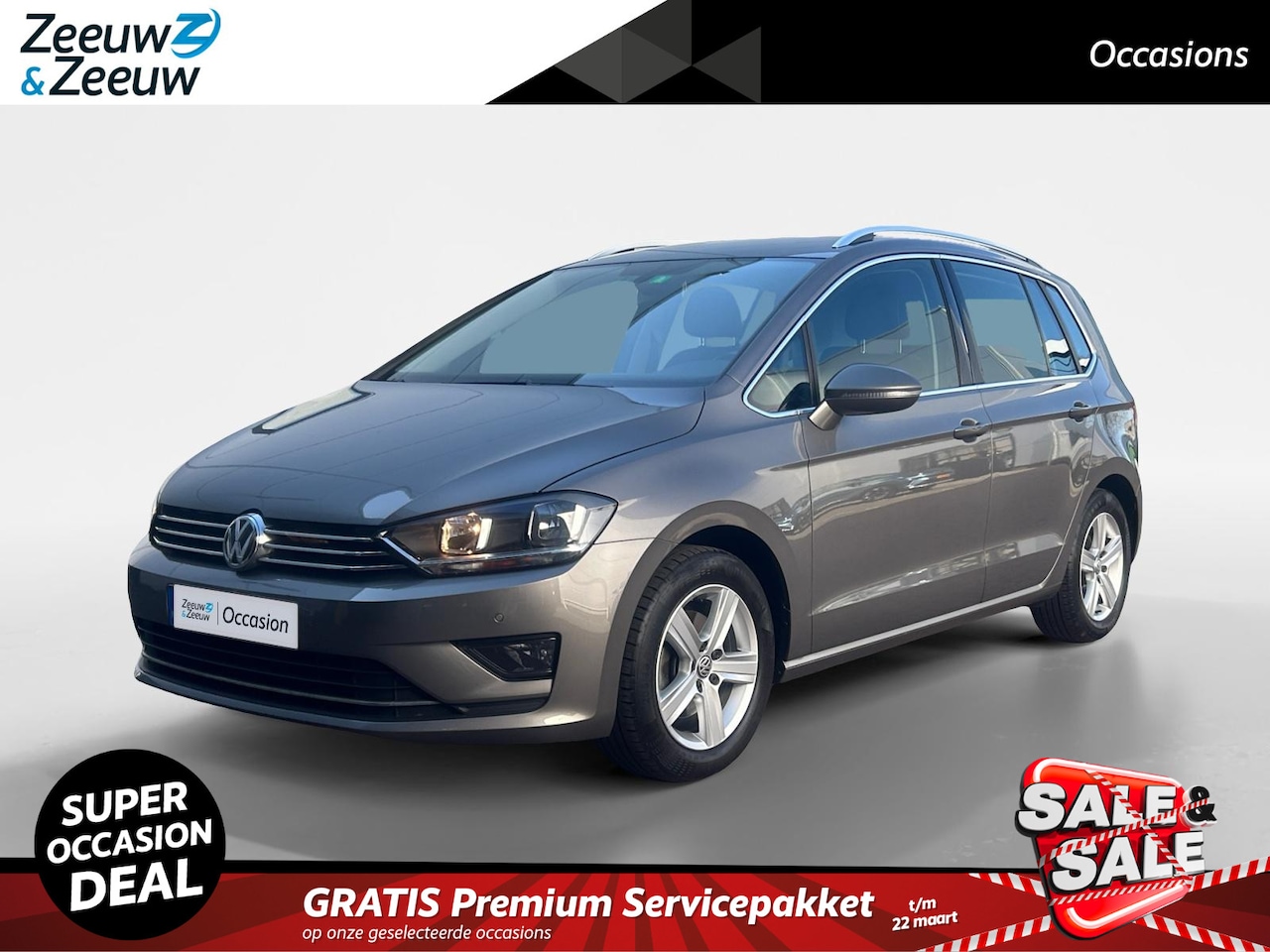 Volkswagen Golf Sportsvan - 1.4 TSI Highline | Trekhaak | Parkeersensoren | Bluetooth | Cruise Control | Navigatie | D - AutoWereld.nl