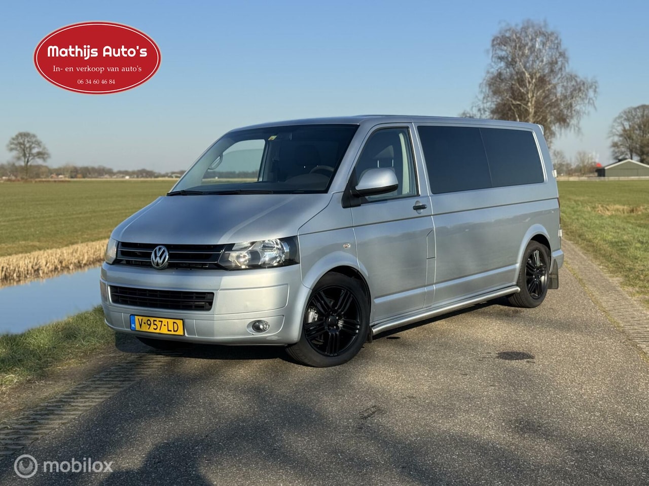 Volkswagen Transporter - 2.0 TDI L2H1 140pk Comfortline Dubbelcabine! Marge! Super netjes! - AutoWereld.nl