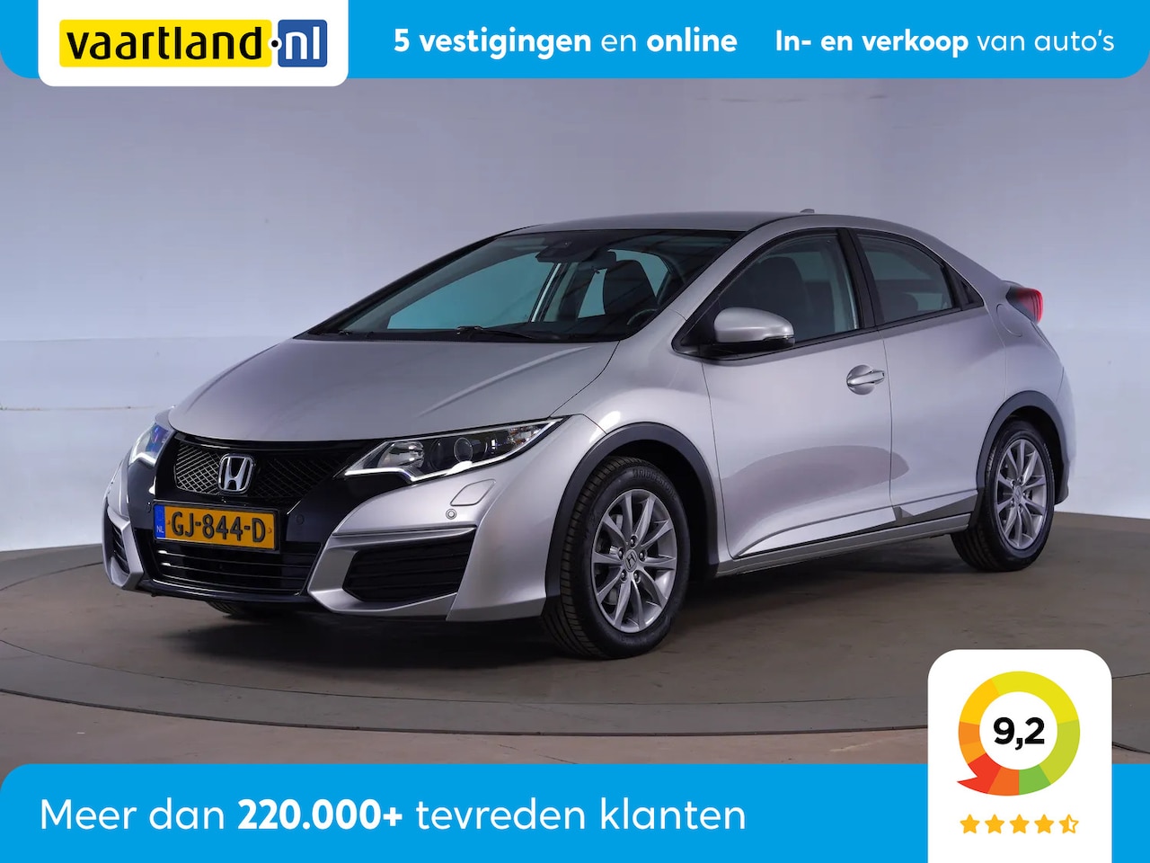 Honda Civic - 1.4 Comfort [ Stoelverwarming Trekhaak Climate control ] - AutoWereld.nl