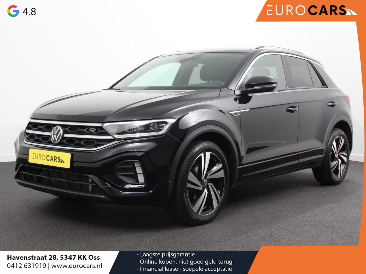 Volkswagen T-Roc - 1.5 TSI 150pk Automaat R-Line Navigatie Apple Carplay/Android Auto Camera Parkeersensoren - AutoWereld.nl