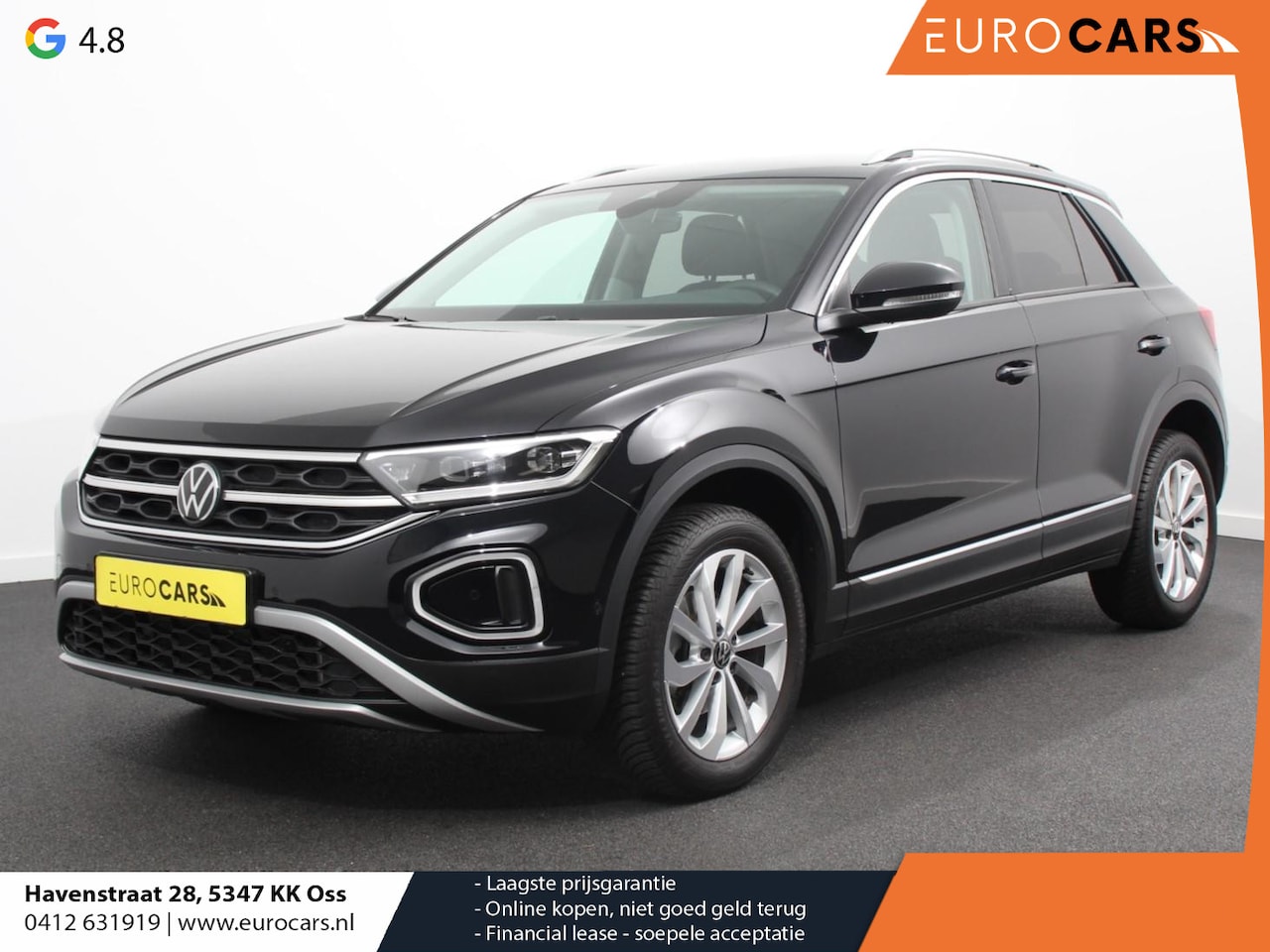 Volkswagen T-Roc - 1.5 TSI 150pk DSG Style Navigatie Apple Carplay/Android Auto Camera Parkeersensoren Adapti - AutoWereld.nl