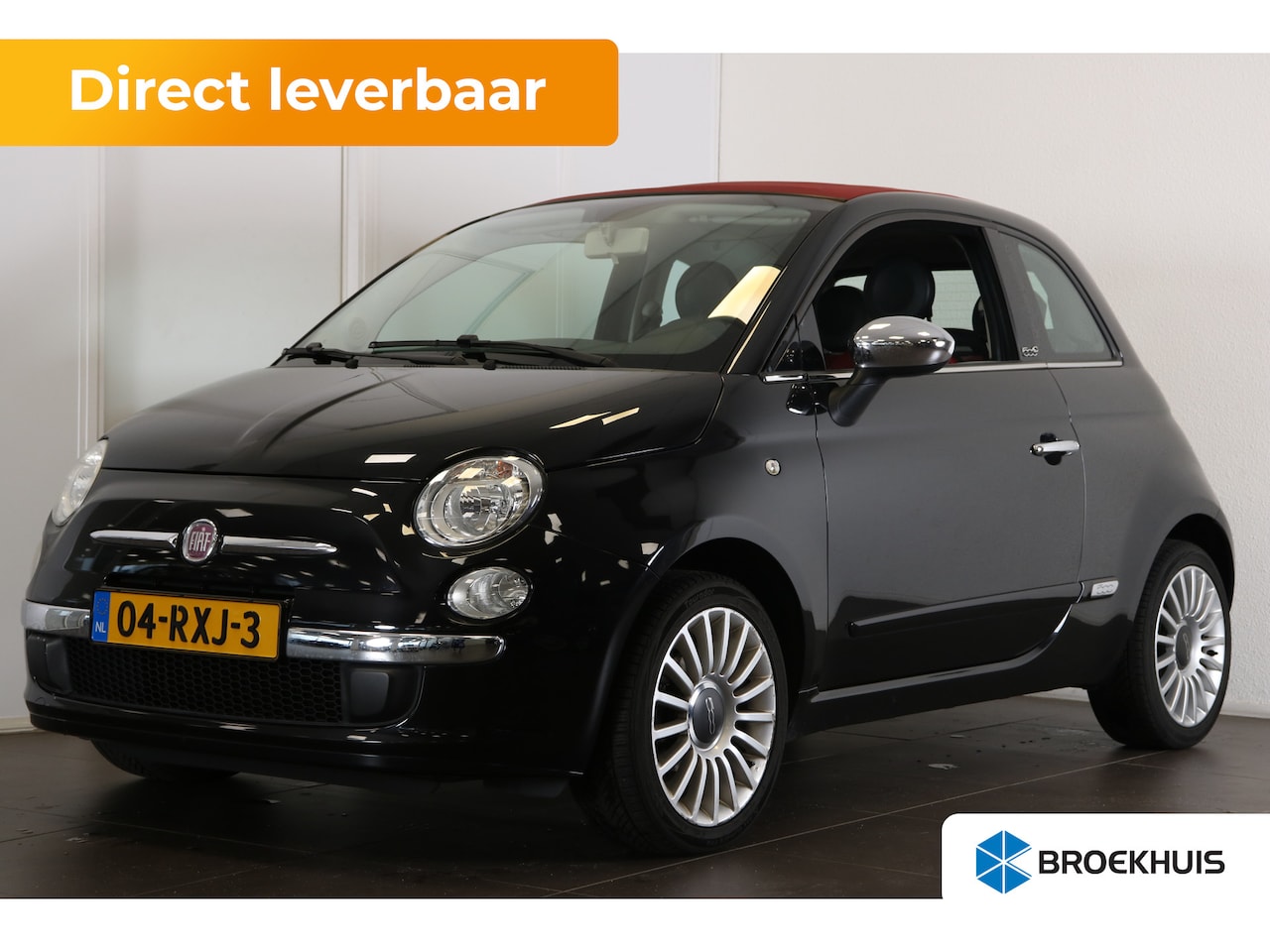 Fiat 500 C - 1.2 Lounge | lederen bekleding | Airco | Cabrio | PDC achter | - AutoWereld.nl