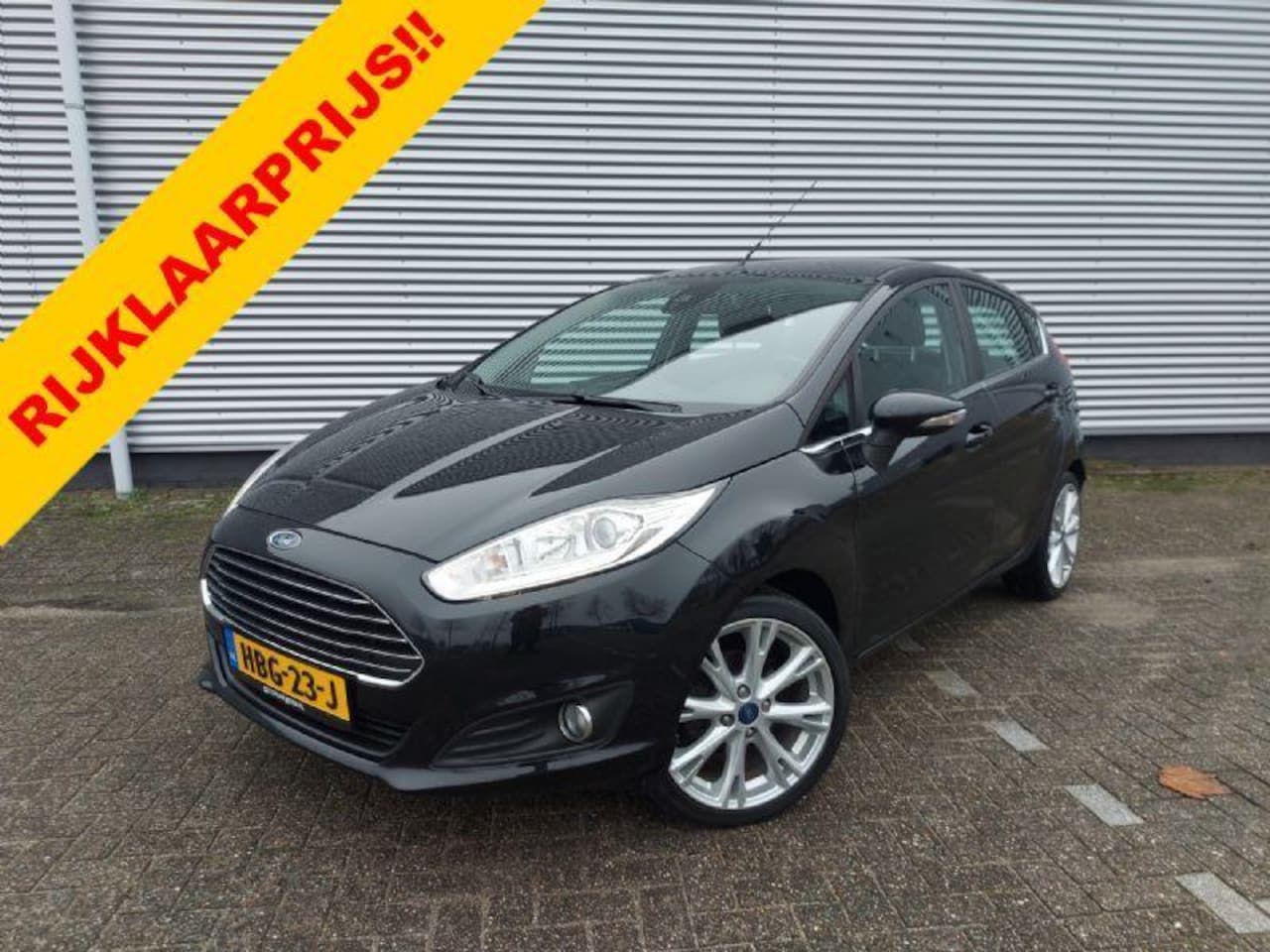 Ford Fiesta - 1.0 EcoBoost Titanium 1.0 EcoBoost Titanium, airco,parkeersensoren achter, - AutoWereld.nl