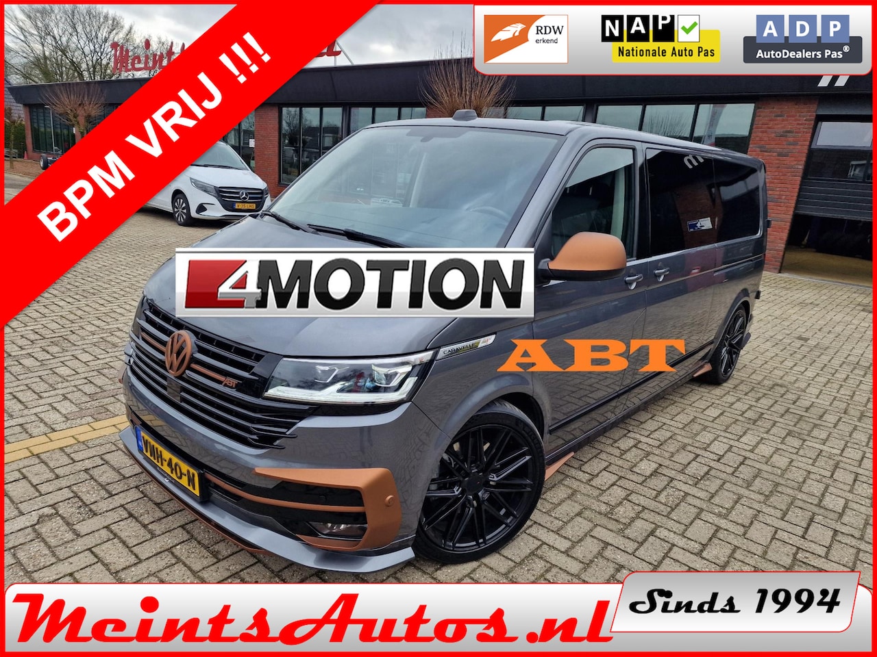 Volkswagen Transporter Caravelle - T6.1 2.0 TDI 204Pk 4-MOTION ABT DC Dubbele Cabine DSG L2H1 DIG. COCKPIT ADAPT.CRUISE 'FULL - AutoWereld.nl