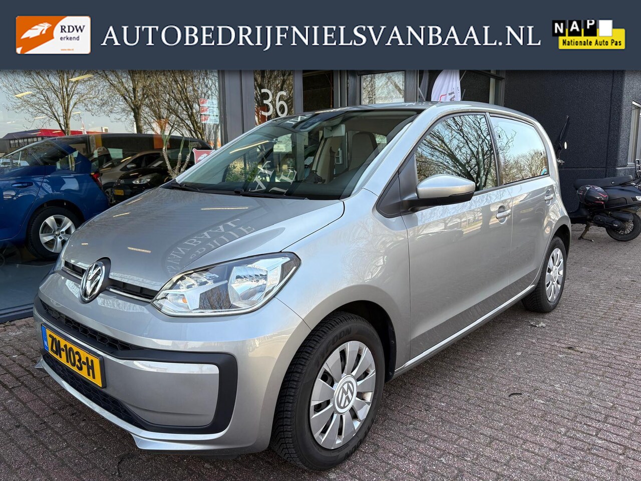 Volkswagen Up! - 1.0 BMT move up! 81Dkm NAP/Airco/Nieuw/5Drs. - AutoWereld.nl