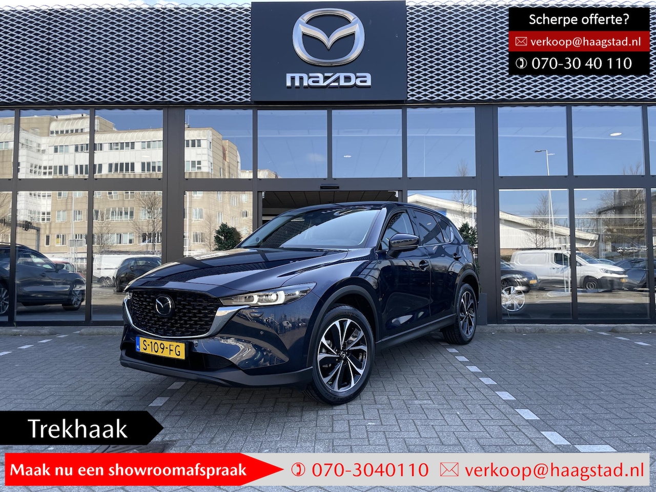 Mazda CX-5 - 2.0 SkyActiv-G 165 Luxury TREKHAAK / BTW AUTO / 1E EIGENAAR - AutoWereld.nl