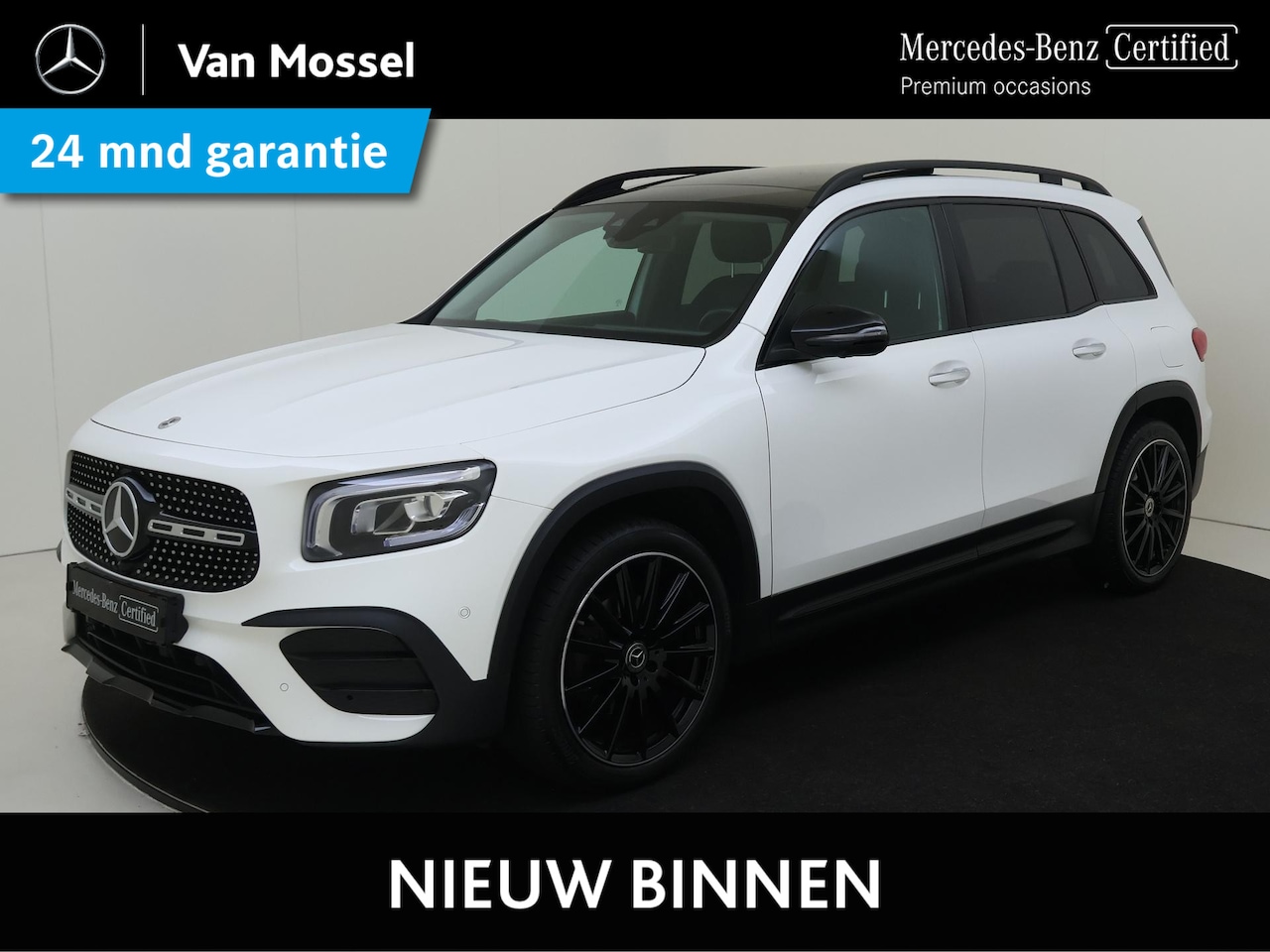 Mercedes-Benz GLB - 180 AMG Line / Panoramdak/ Night/ 20 inch/ Sfeerverlichting - AutoWereld.nl