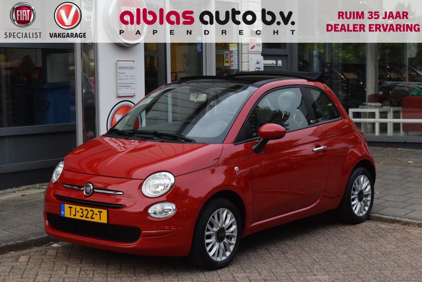 Fiat 500 C - 80pk Turbo Popstar|U-Connect 5"|15"lm|Cruise| - AutoWereld.nl