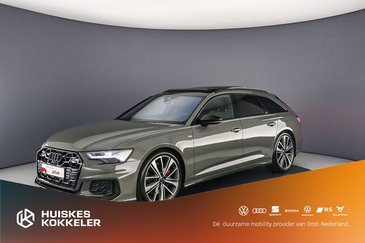 Audi A6 Avant - 55 TFSI e S Edition Comp. | Pano | B&O | Head Up | Trekhaak | HD-Matrix | 21 inch | Akoest - AutoWereld.nl