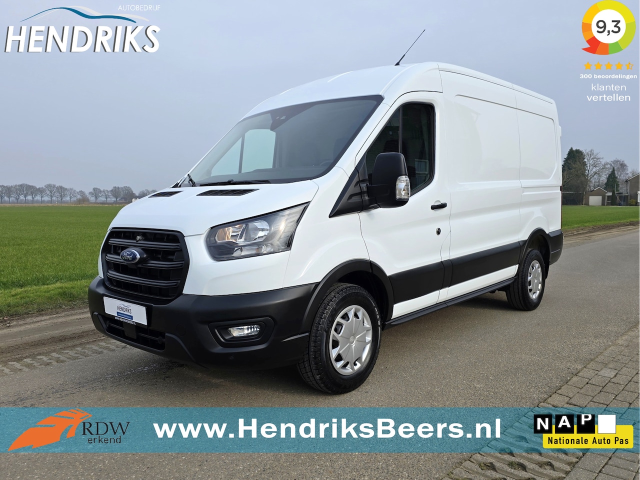 Ford Transit - 350 2.0 TDCI L2 H2 Trend - 130 Pk - Euro 6 - ParkeerCamera - Airco - Cruise Control - AutoWereld.nl