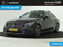 Mercedes-Benz C-klasse - 180 Business Solution AMG | AMG Line | Night Pakket | Panorama Schuif-Kanteldak | Lederen