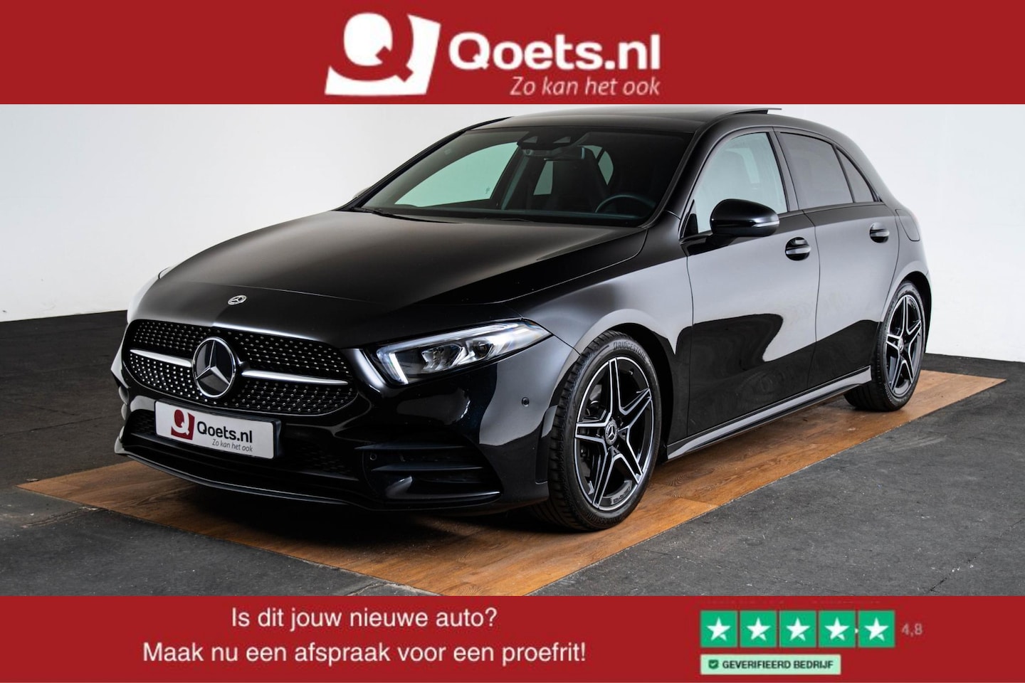 Mercedes-Benz A-klasse - 200 Premium Plus AMG Line exterieur/interieur - Panoramadak - Spiegelpakket - Stoelverwarm - AutoWereld.nl