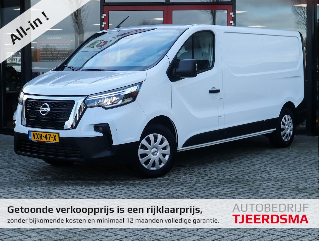 Nissan Primastar - 2.0 dCi L2H1 Acenta Automaat/Airco/Deurtjes/Schuifdeur/Trekhaak/LED - AutoWereld.nl