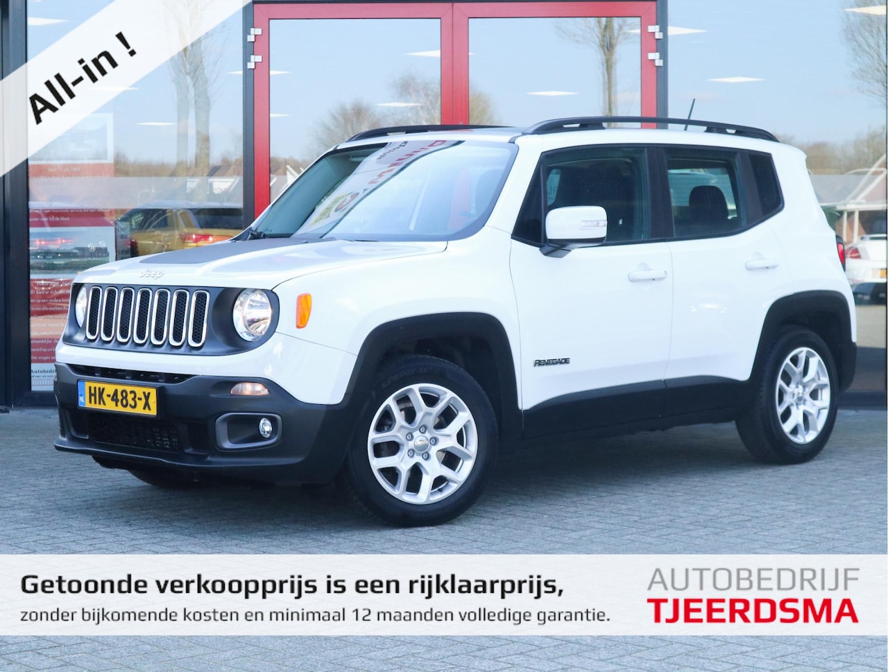 Jeep Renegade - 1.4 MultiAir Freedom Navi/Clima/Cruise/PDC/Dakrails - AutoWereld.nl