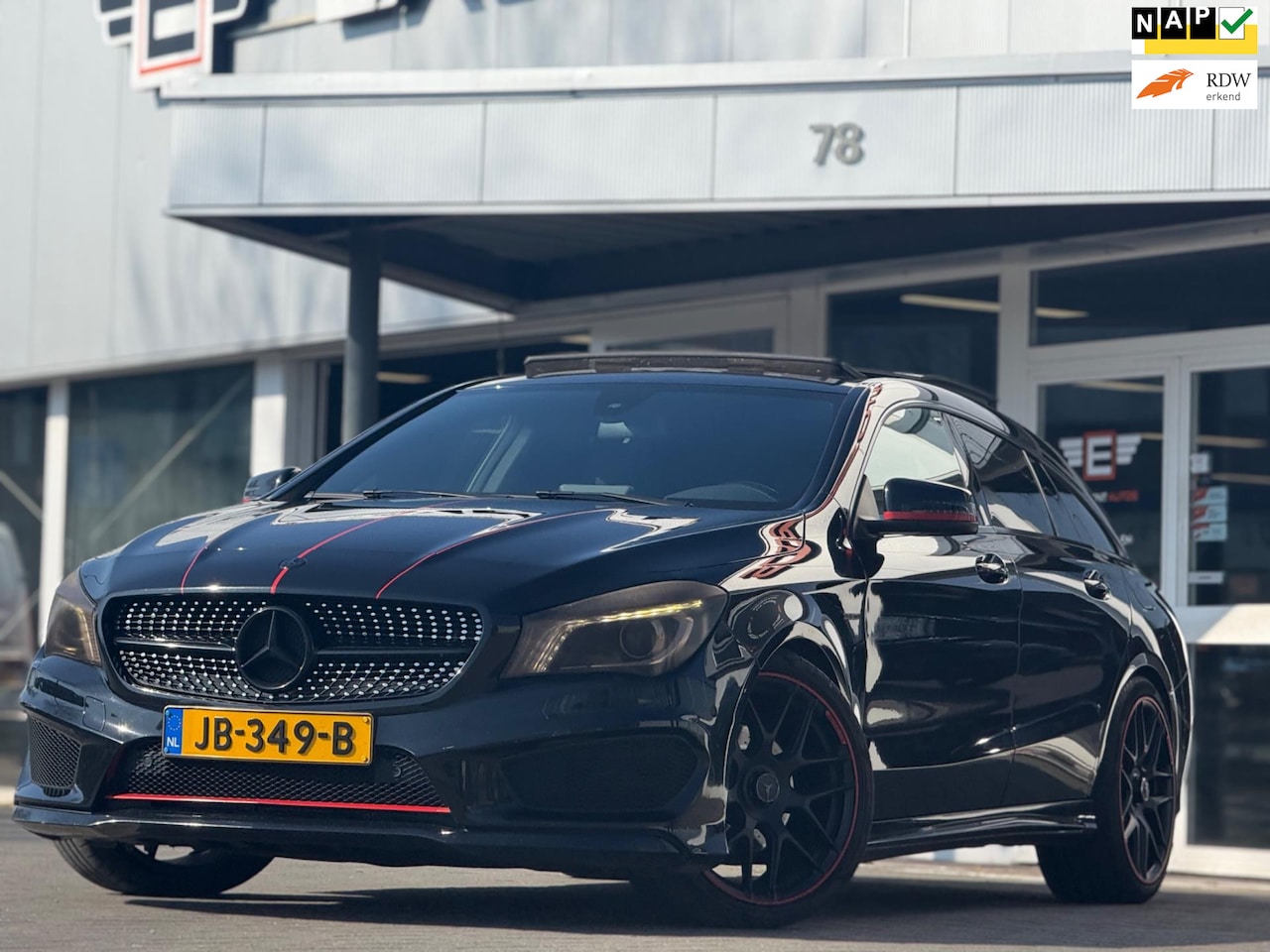 Mercedes-Benz CLA-klasse Shooting Brake - 180 OrangeArt AMG |Panoramadak|Camera|Navi - AutoWereld.nl