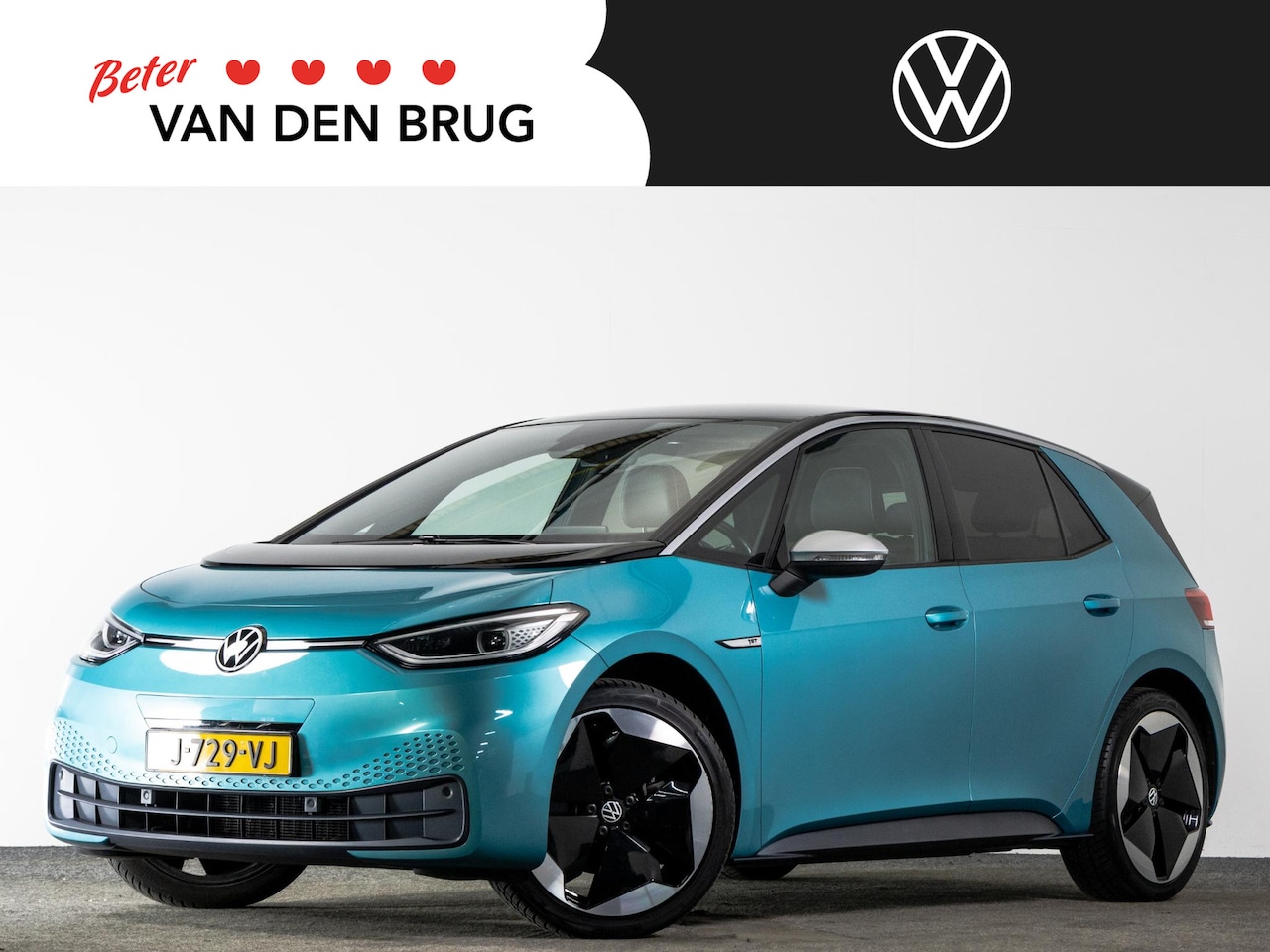 Volkswagen ID.3 - First Max 204 PK 58 kWh | LED Matrix IQ | Panoramadak | Head-Up | Achteruitrijcamera | Sid - AutoWereld.nl