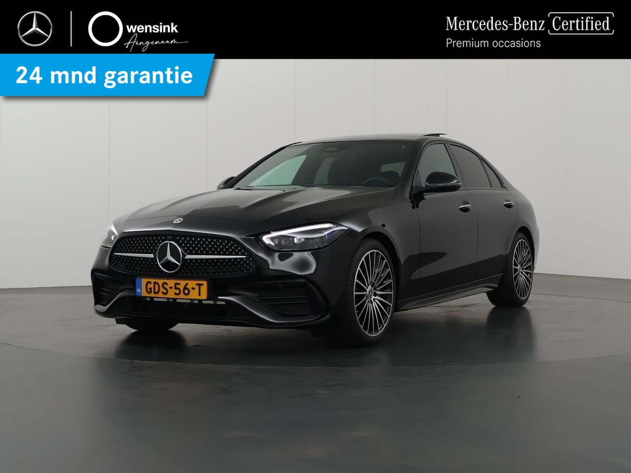 Mercedes-Benz C-klasse - 180 AMG Line | Keyless go | Sfeerverlichting | Stoelverwarming | Panoramaschuifdak | Parkt - AutoWereld.nl