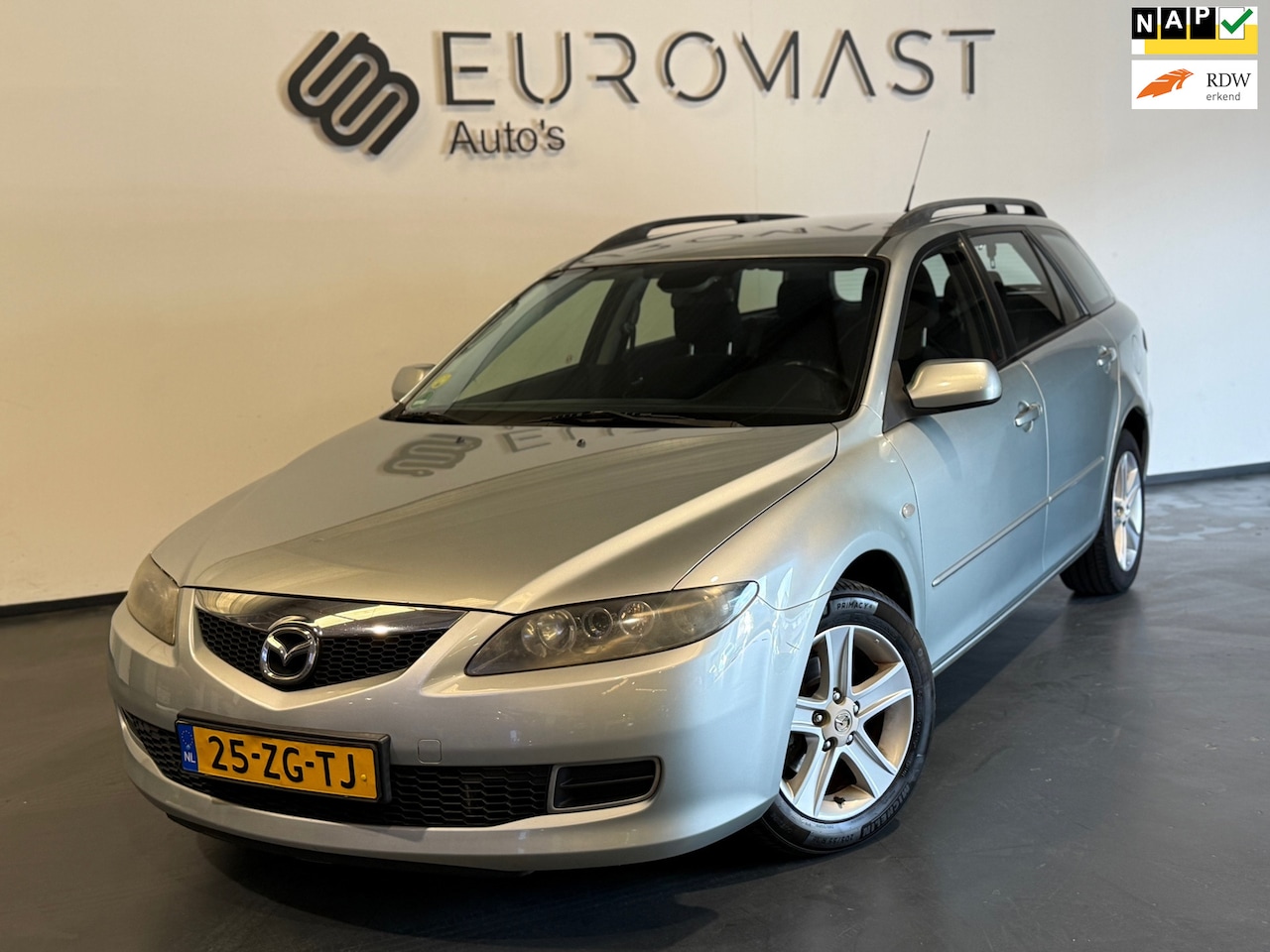 Mazda 6 Sportbreak - 1.8i Touring Airco Cruise Lmv Nieuwe Apk - AutoWereld.nl