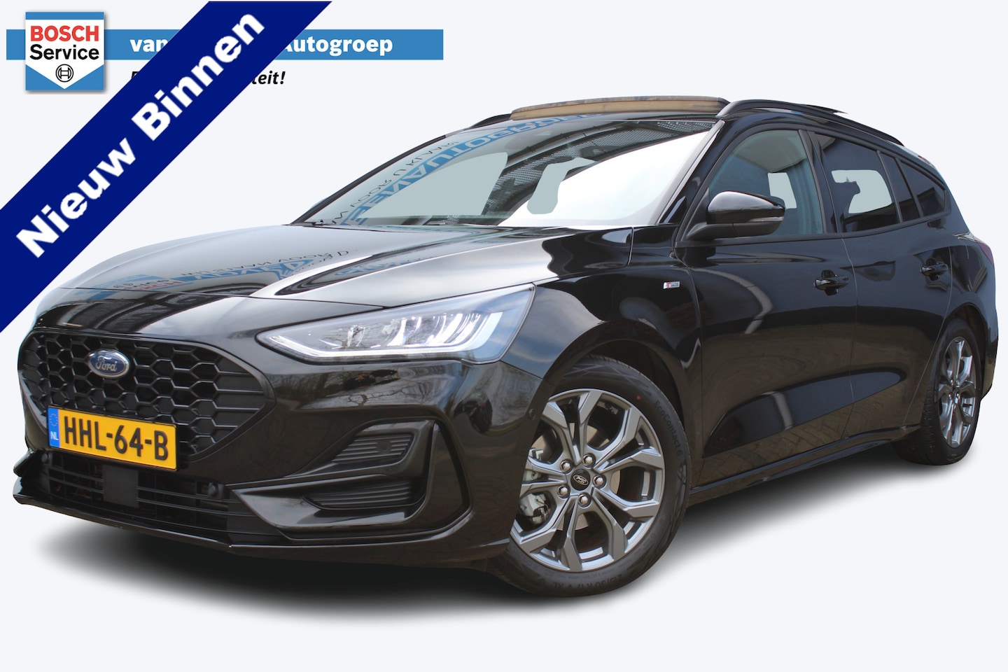 Ford Focus Wagon - 1.0 EcoBoost Hybrid ST Line X | Panoramadak | Stoel/Stuurverwarming | Achteruitrijcamera | - AutoWereld.nl