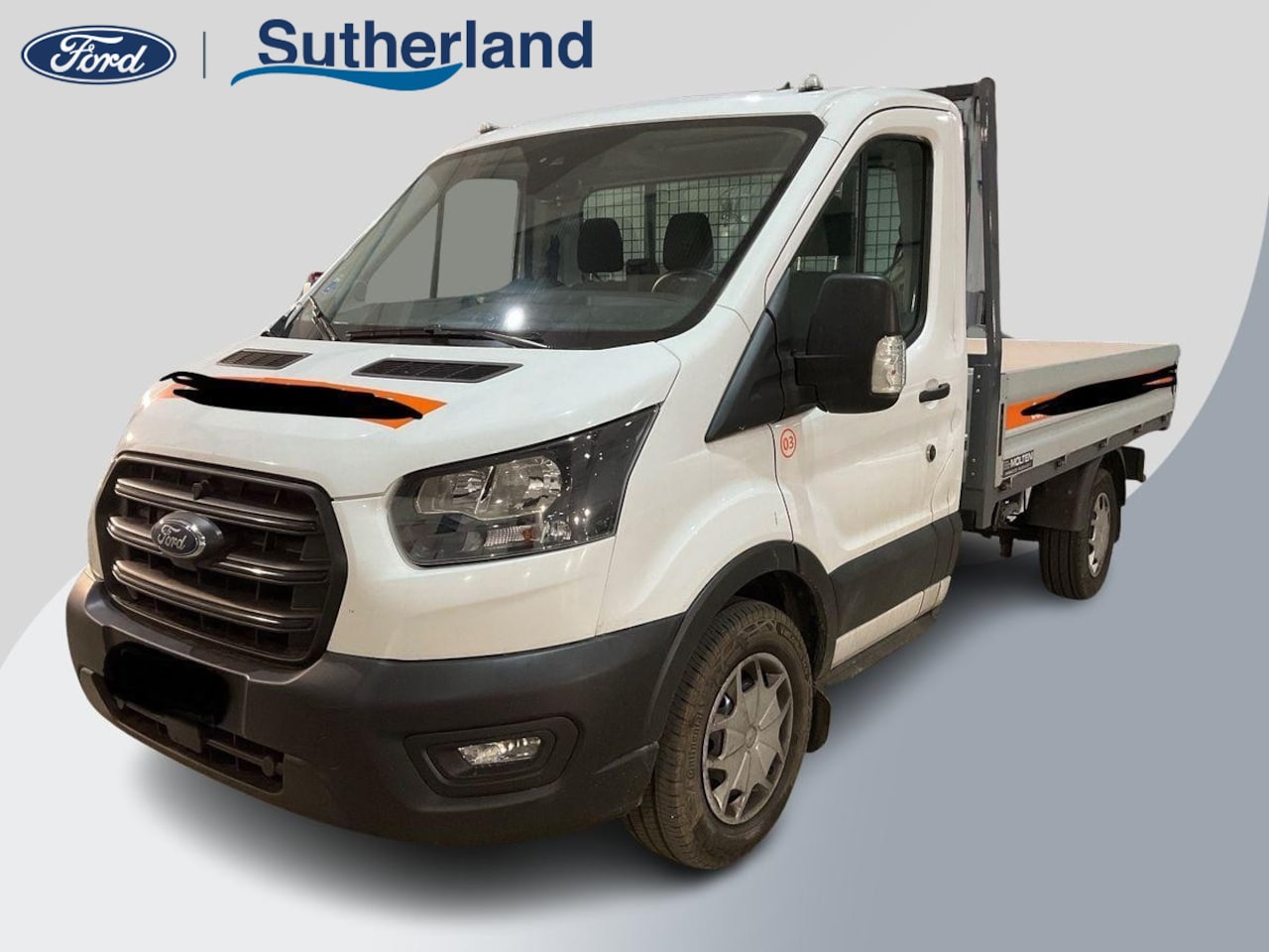 Ford Transit - 350 2.0 TDCi 350 L2 | Open laadbak | Airco | Cruise control | Aluminium laadbak breed - AutoWereld.nl