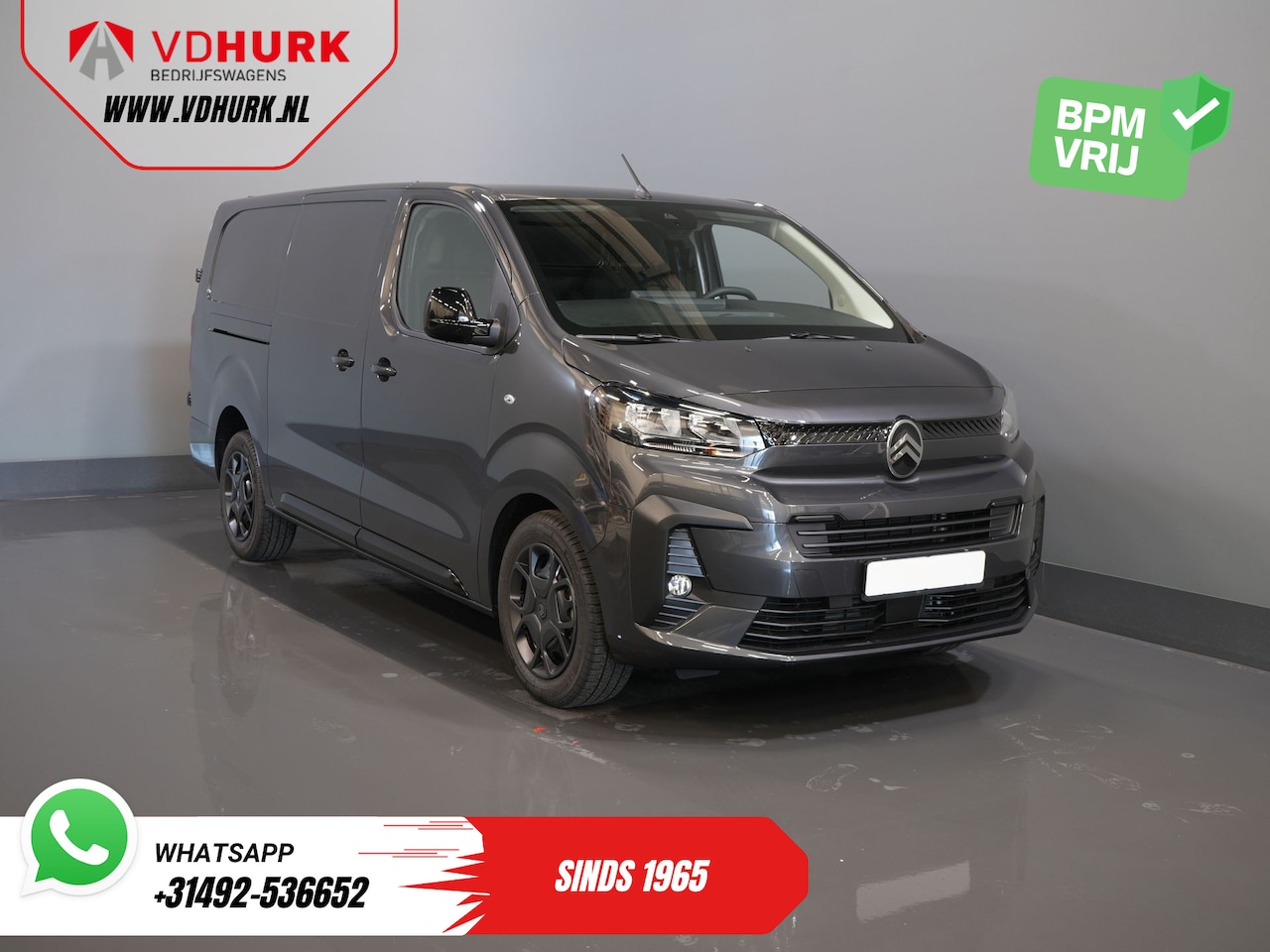 Citroën Jumpy - 2.0 HDI 180 pk Aut. L3 BPM VRIJ! Navi/ Carplay/ Camera/ PDC/ Cruise/ Airco - AutoWereld.nl