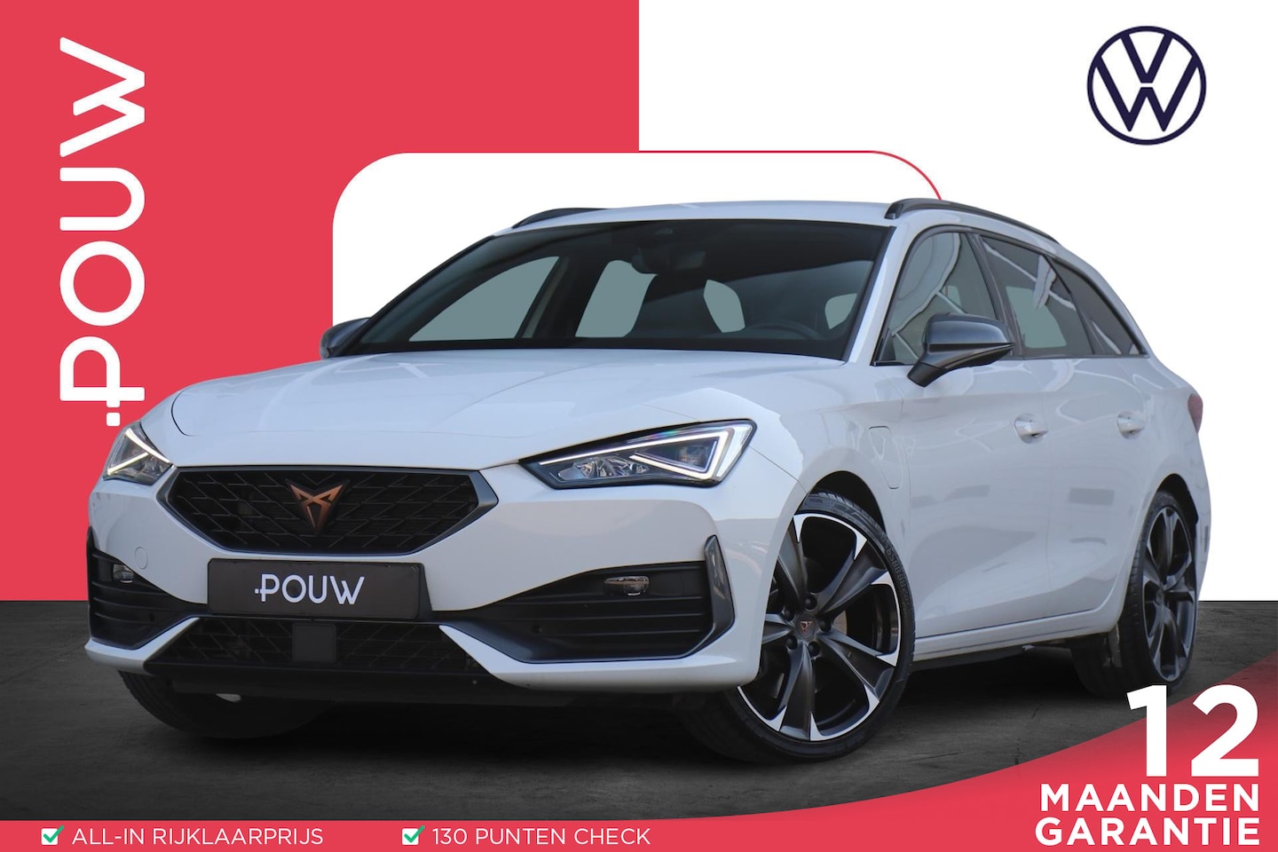 CUPRA Leon Sportstourer - 1.4 e-Hybrid 245pk VZ Business | SoH 96% | Navigatie | Stuurverwarming | Parkeersensoren - AutoWereld.nl