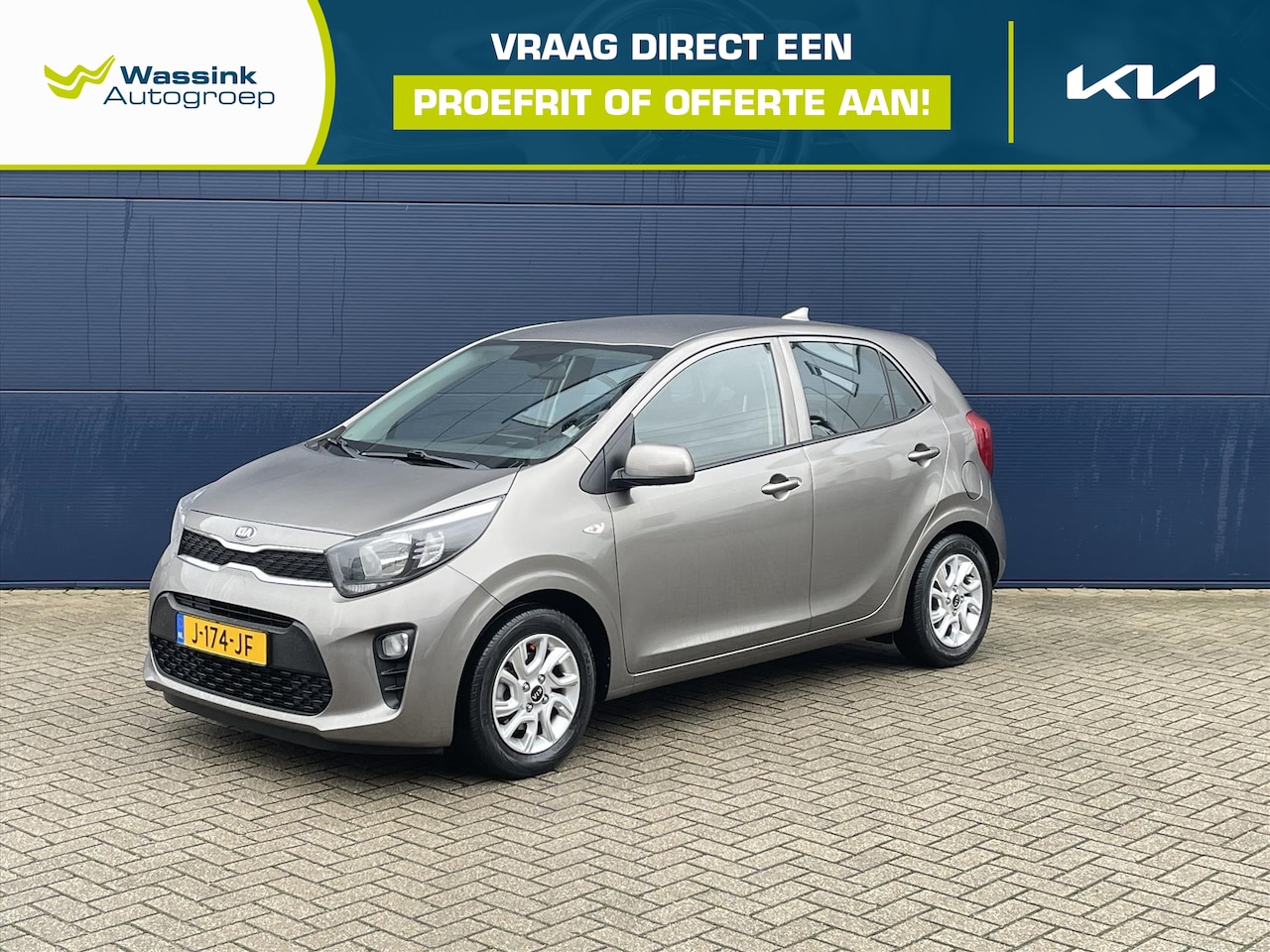 Kia Picanto - 1.0 MPi 67pk 4-zits DynamicPlusLine | Navigatie | Airco | Cruise control | Parkeercamera | - AutoWereld.nl