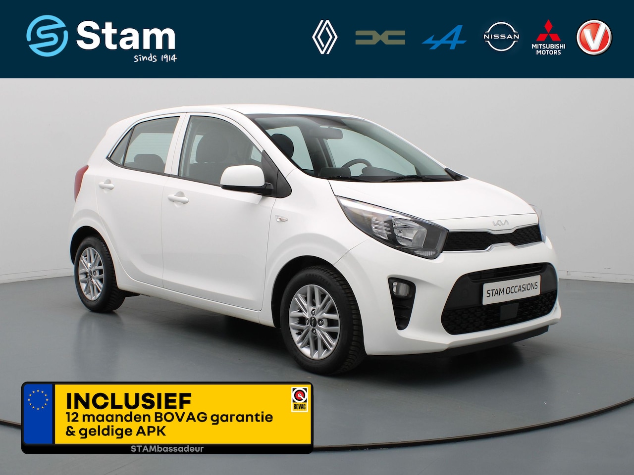 Kia Picanto - 1.0 DPi DynamicLine Airco | Camera | Carplay | Navi | 14" Velgen - AutoWereld.nl