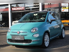 Fiat 500 - 1.2 Lounge '' Anniversario '' , Turquoise, TFT Scherm, Panoramadak, Cruise Control