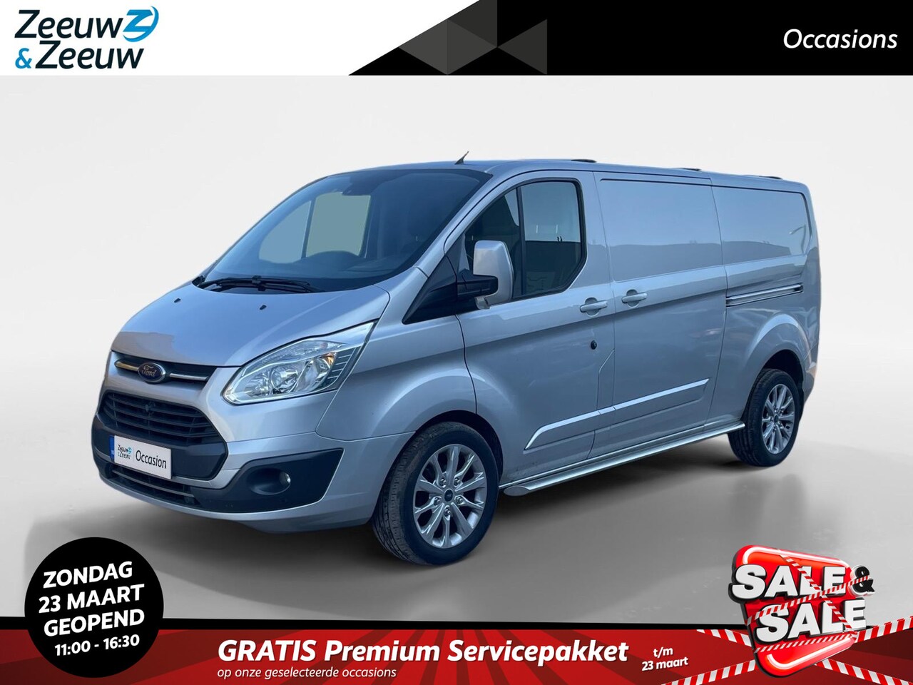 Ford Transit Custom - 290 2.0 TDCI L2H2 Limited 170pk automaat | Dealer onderhouden | Trekhaak | Achteruit rij c - AutoWereld.nl