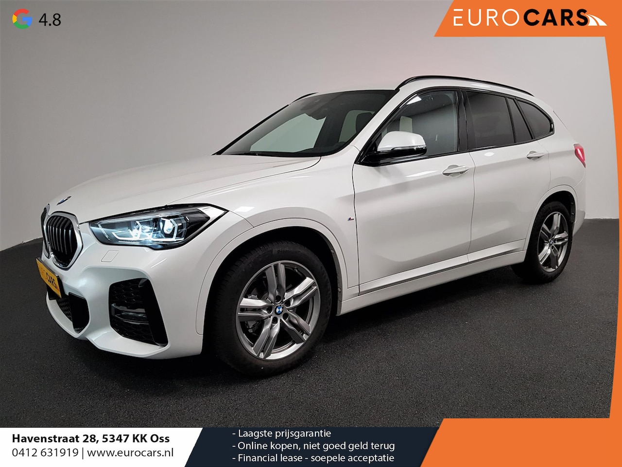 BMW X1 - sDrive18i Automaat M-Sport Executive Lederen Bekleding Navigatie Climate Control Camera Pa - AutoWereld.nl