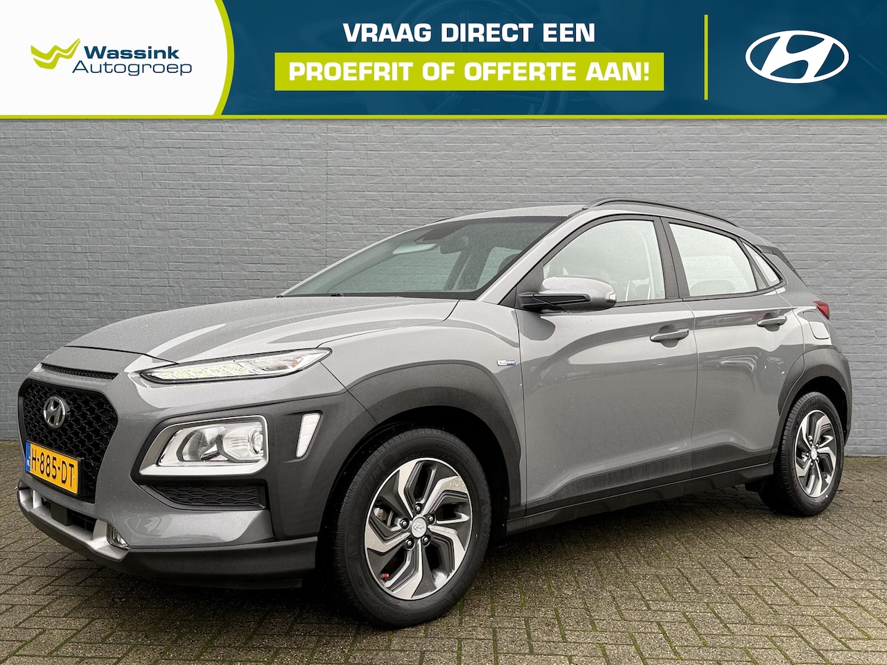 Hyundai Kona - GDI 141pk HEV 2WD Aut. Comfort | DAB+ | 16 inch Lichtmetalen velgen - AutoWereld.nl