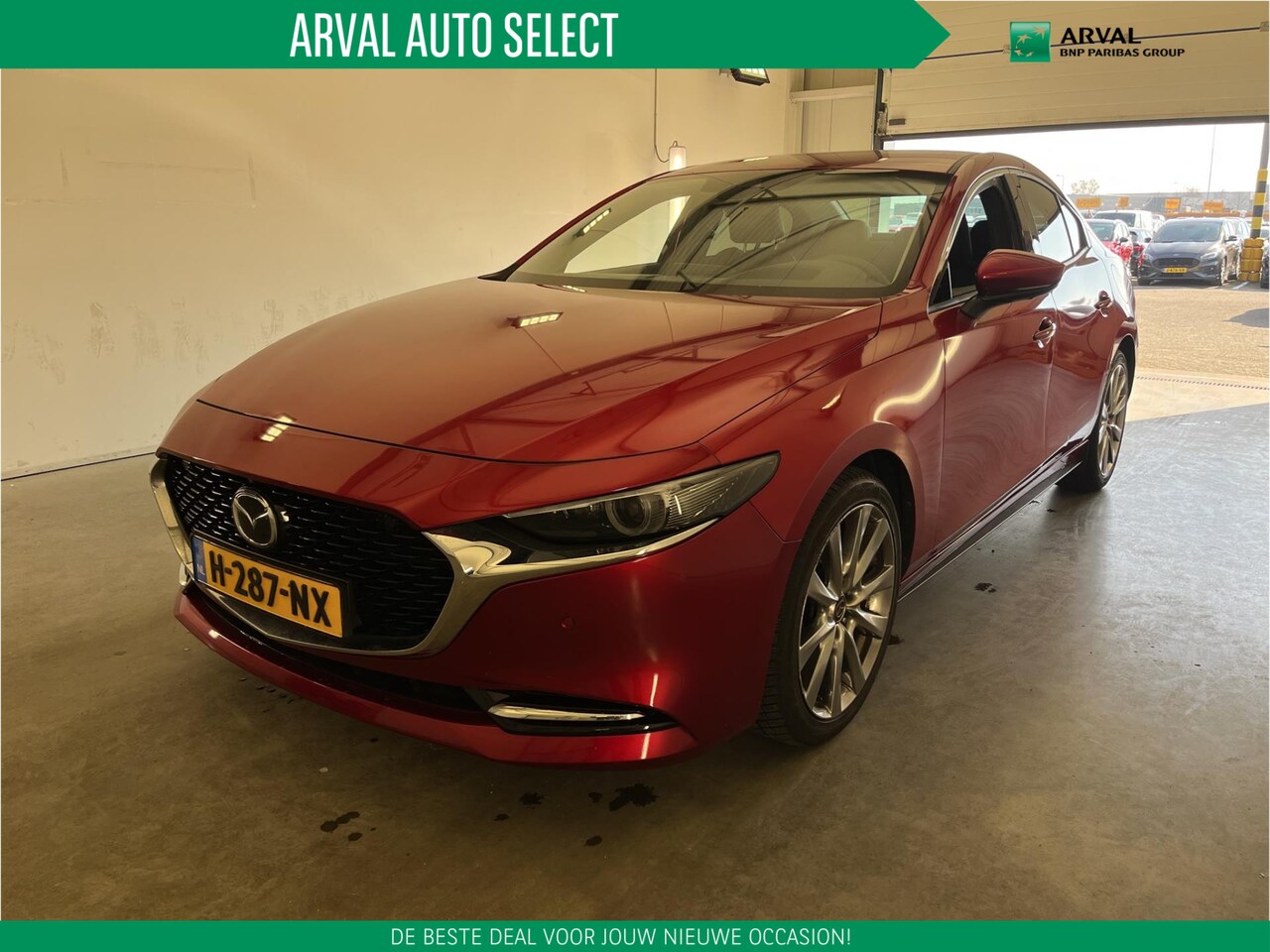 Mazda 3 - 2.0 e-SkyActiv-X M Hybrid 180pk Luxury Sedan | Leder | Navigatie | Apple CarPlay | Achteru - AutoWereld.nl