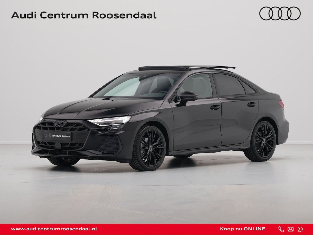 Audi A3 Limousine - 35 TFSI S edition Panodak SONOS Ambient lichtpakket verw. voorstoelen Camera - AutoWereld.nl