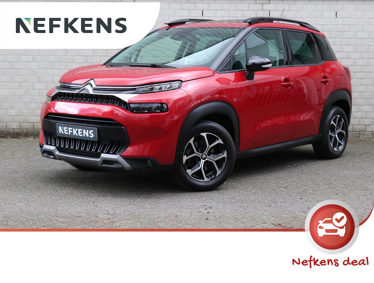 Citroën C3 Aircross - 130pk Shine Pack Automaat | Achteruitrijcamera | Schuifdak | Leder | 17" LMV - AutoWereld.nl