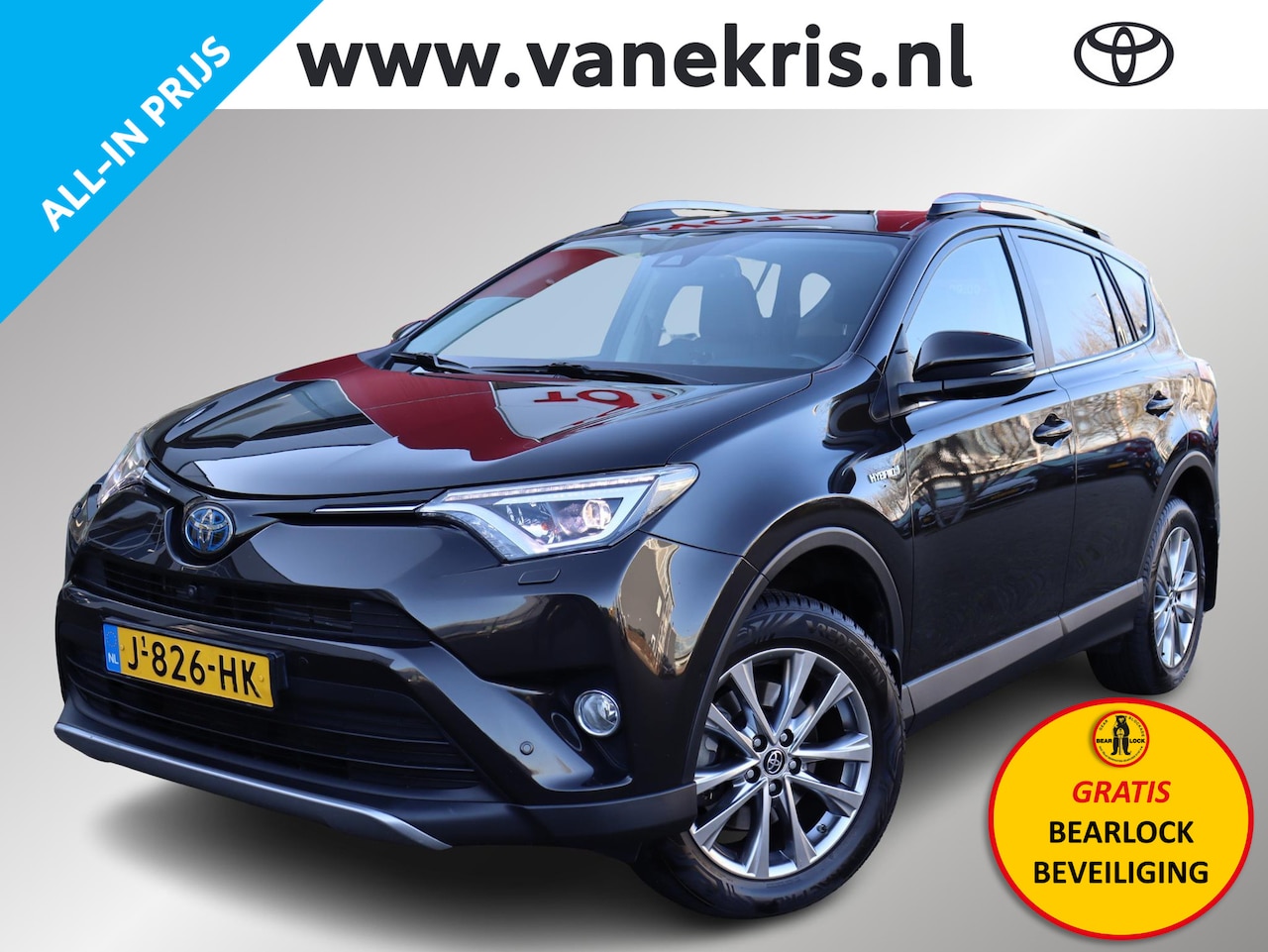 Toyota RAV4 - 2.5 Hybrid AWD Energy Plus Sunroof , Trekhaak, Leder - AutoWereld.nl