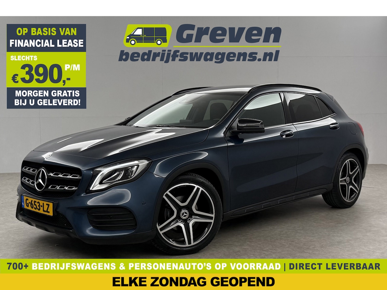 Mercedes-Benz GLA-Klasse - 180 AMG Limited Camera LED Clima Cruise Navigatie 19"LMV PDC Stoelverwarming - AutoWereld.nl