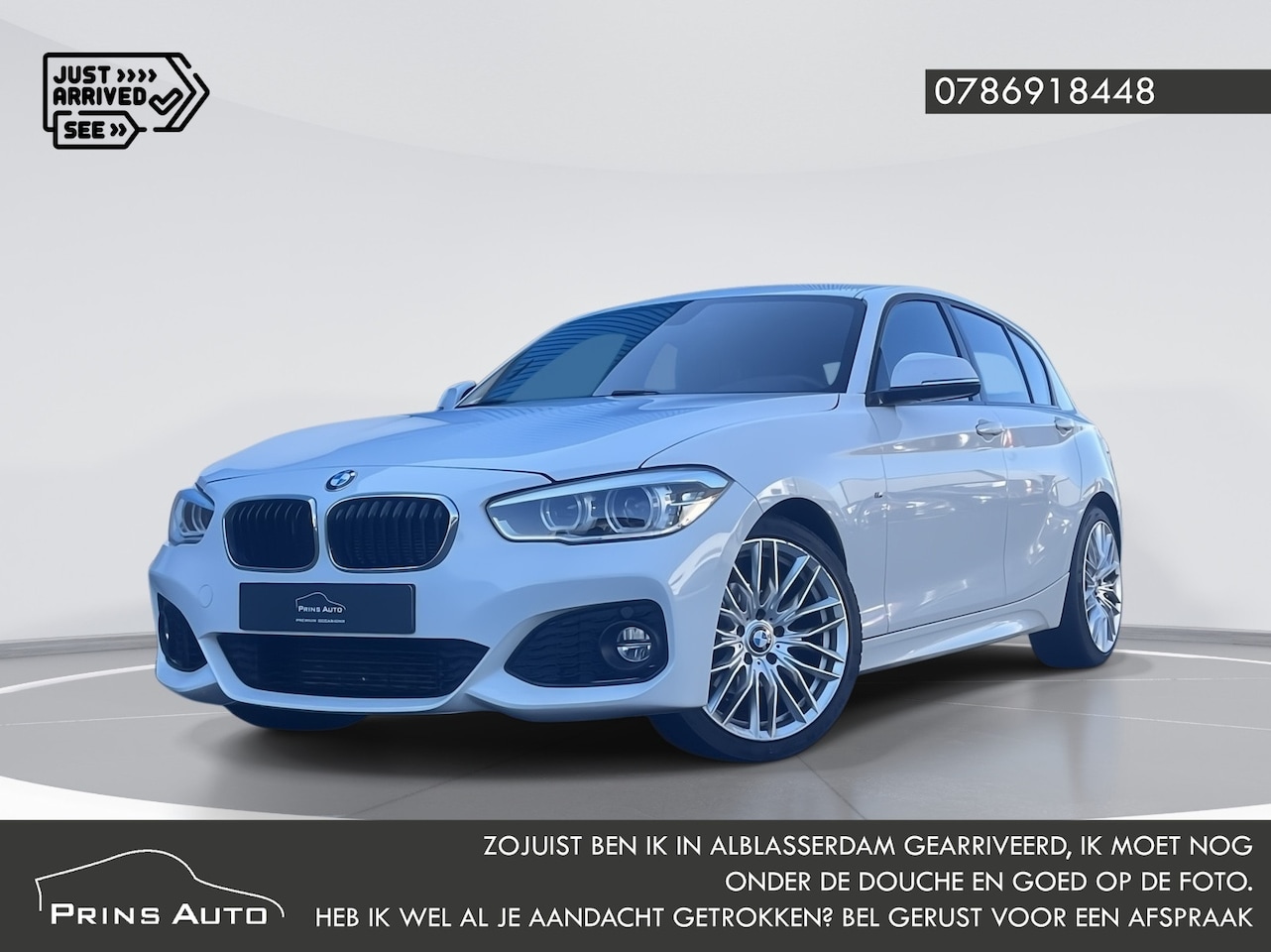 BMW 1-serie - 118i High Executive M-Sport |LEDER|CRUISE|ORIG. NL|DEALER ONDERH. - AutoWereld.nl