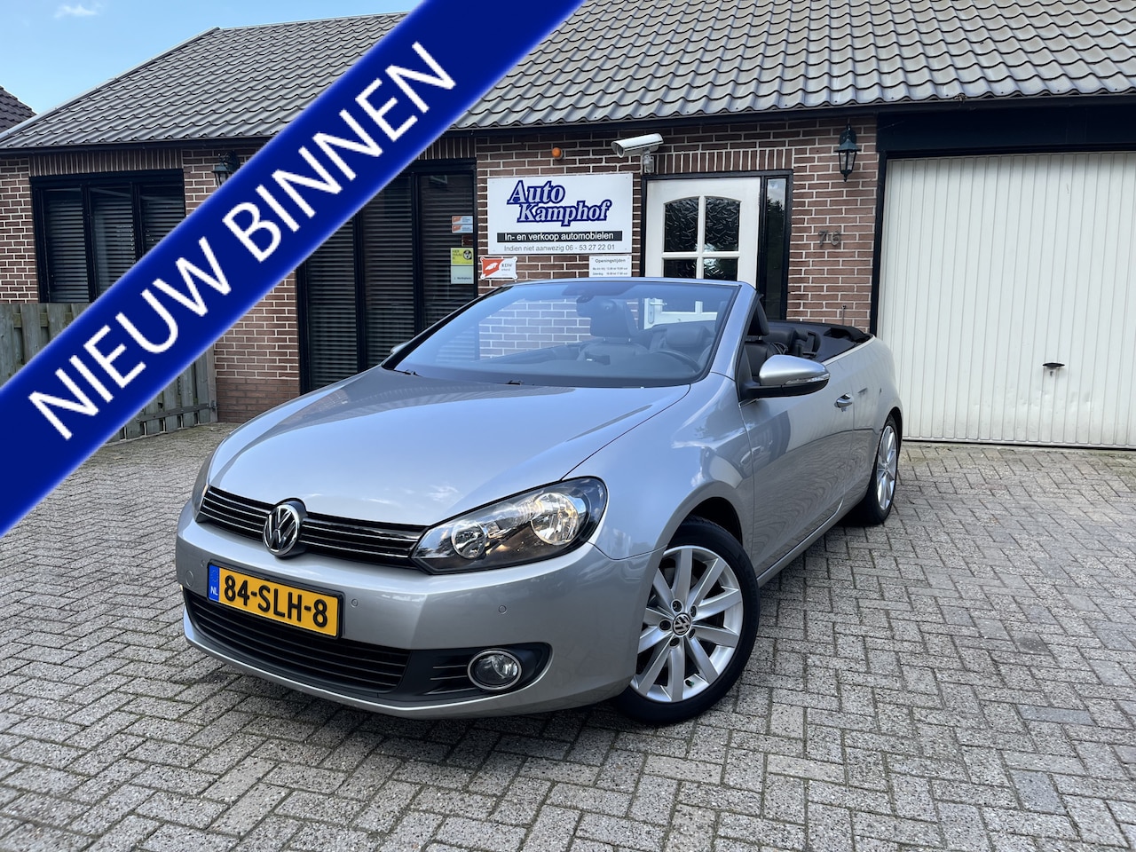 Volkswagen Golf Cabriolet - 1.4 TSI Automaat 160pk Trekhaak Navigatie PDC - AutoWereld.nl