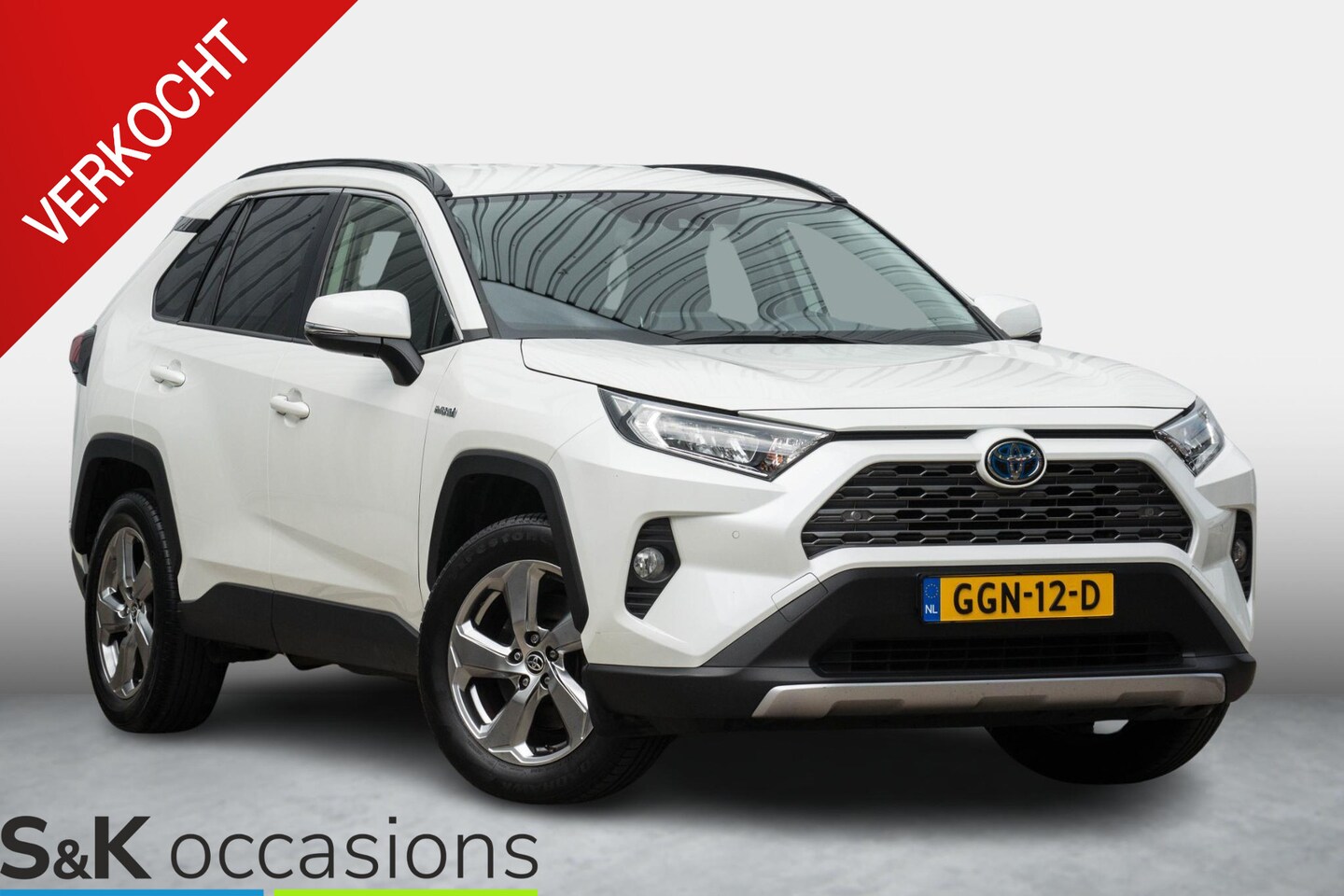 Toyota RAV4 - 2.5 Hybrid Dynamic Navi ParelmourWit fabrieks garantie t/m 2031 - AutoWereld.nl