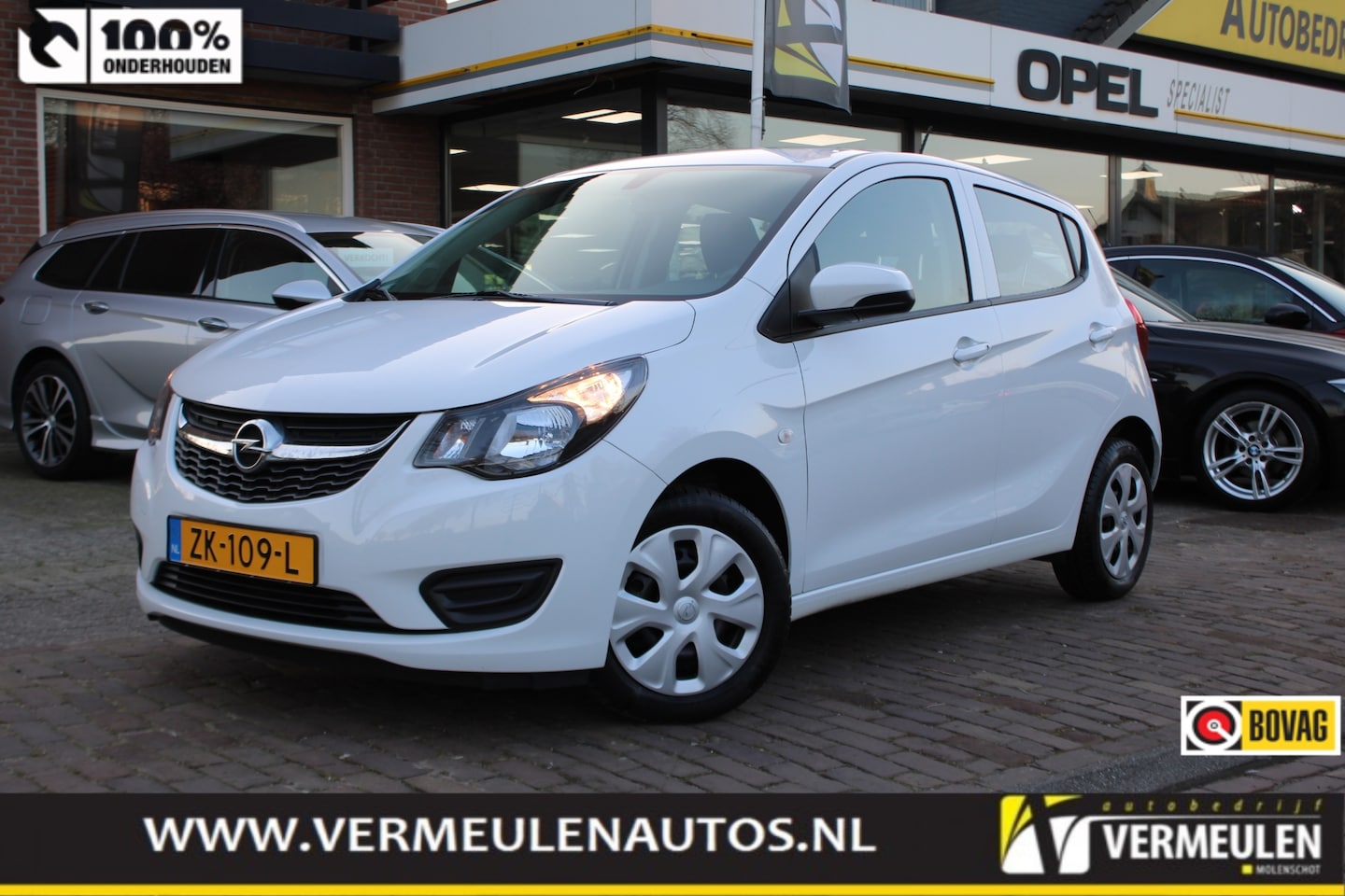 Opel Karl - 1.0 75PK 120 Jaar Edition + Airco/ Cruise/ Bluetooth/ NL auto - AutoWereld.nl