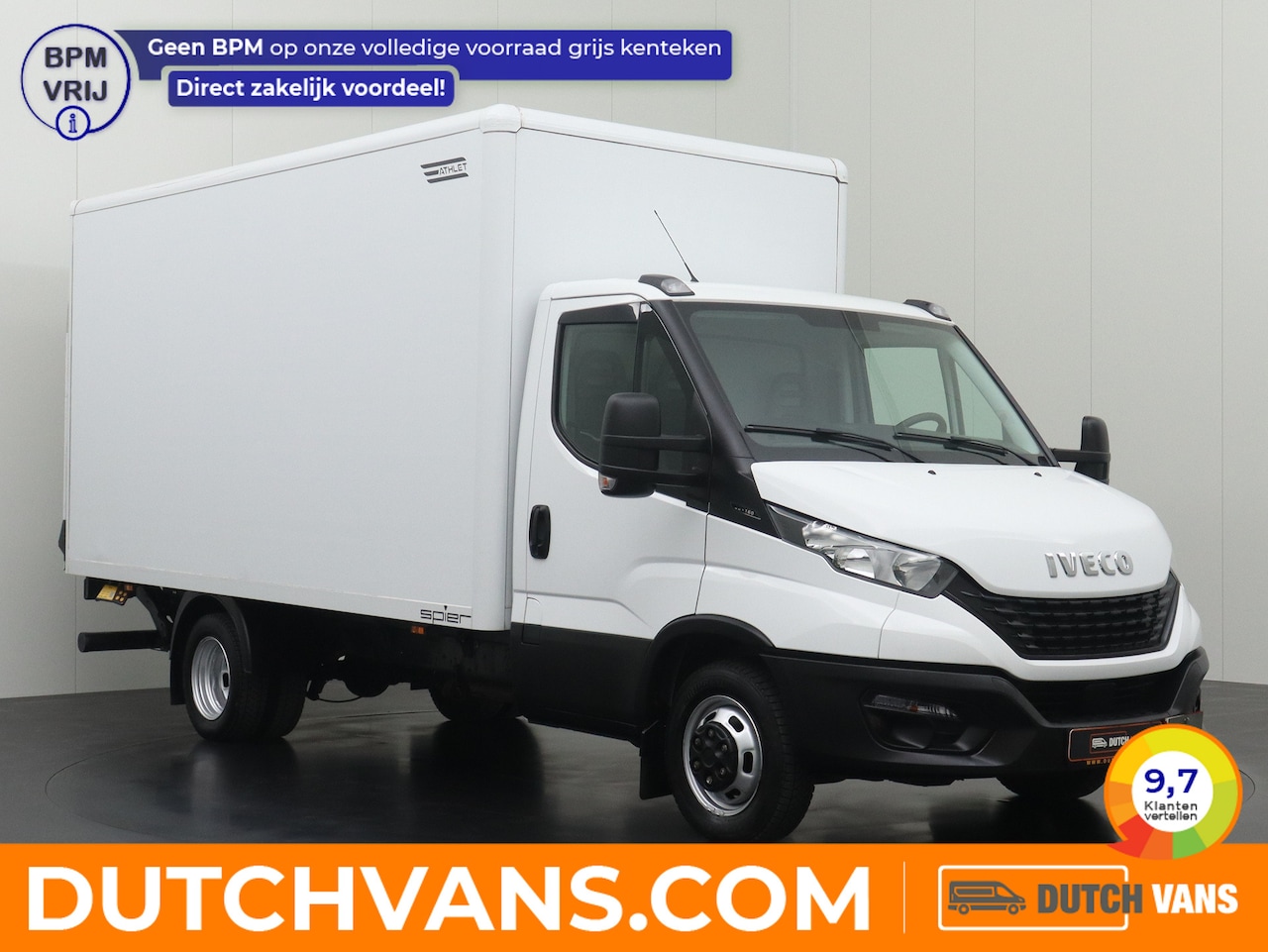 Iveco Daily - 35C16 Bakwagen+Laadklep | Airco | 3-Persoons | 750Kg Laadklep - AutoWereld.nl