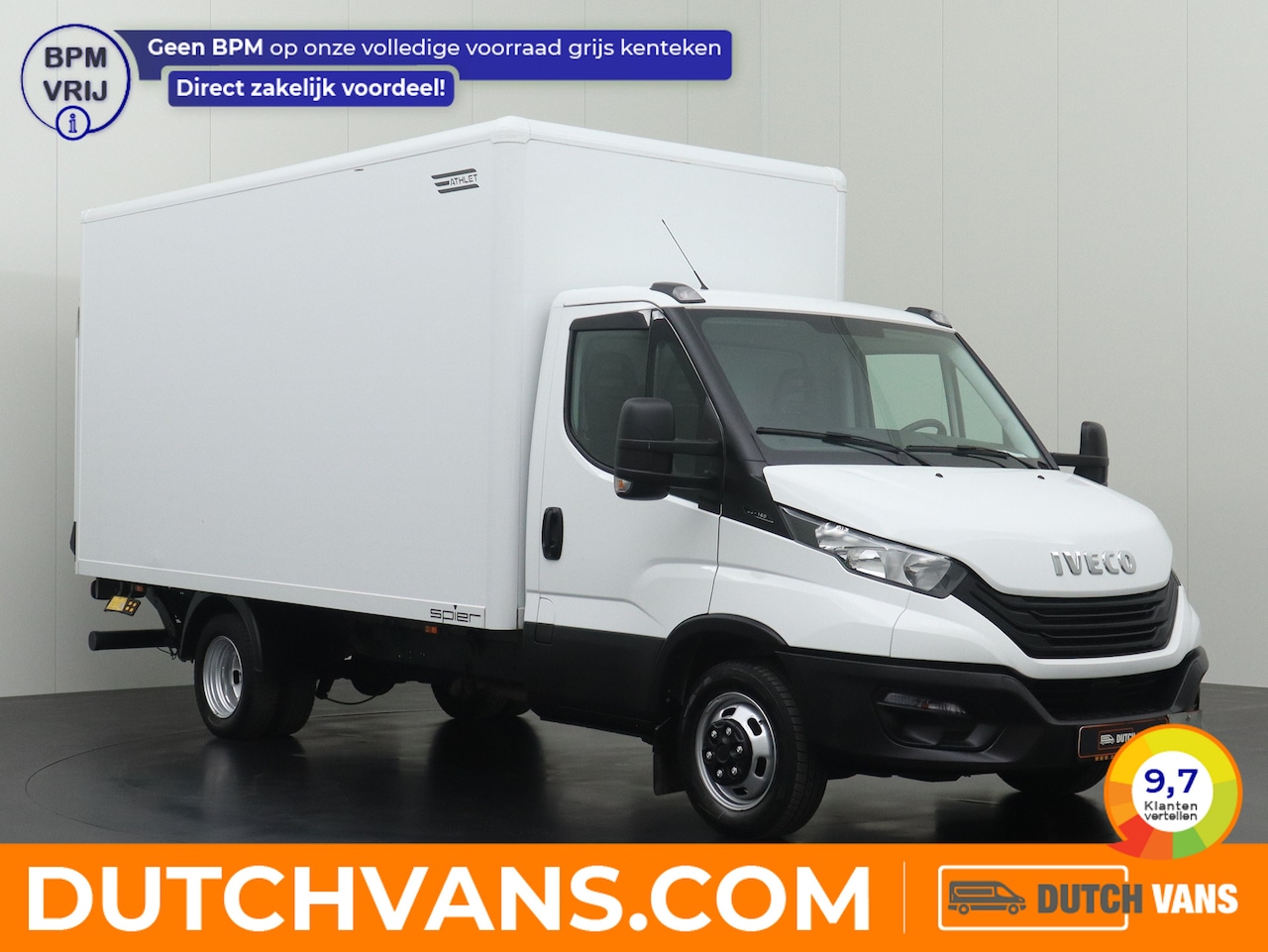 Iveco Daily - 35C16 Bakwagen+Laadklep | Airco | 3-Persoons | 750Kg Laadklep - AutoWereld.nl